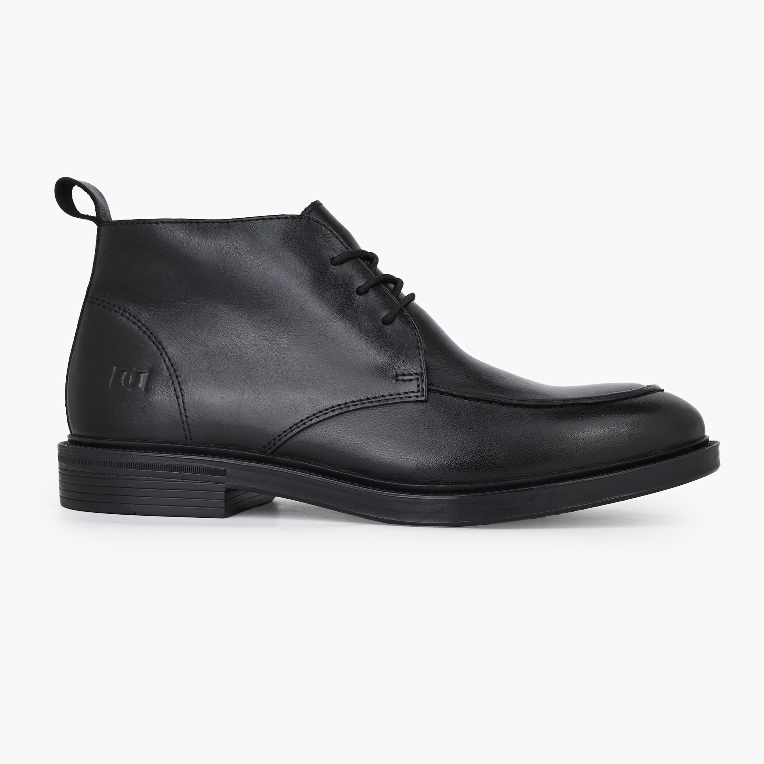 Duchini Men Leather Lace-Up Ankle Boots-men-shoes-boots-image-3