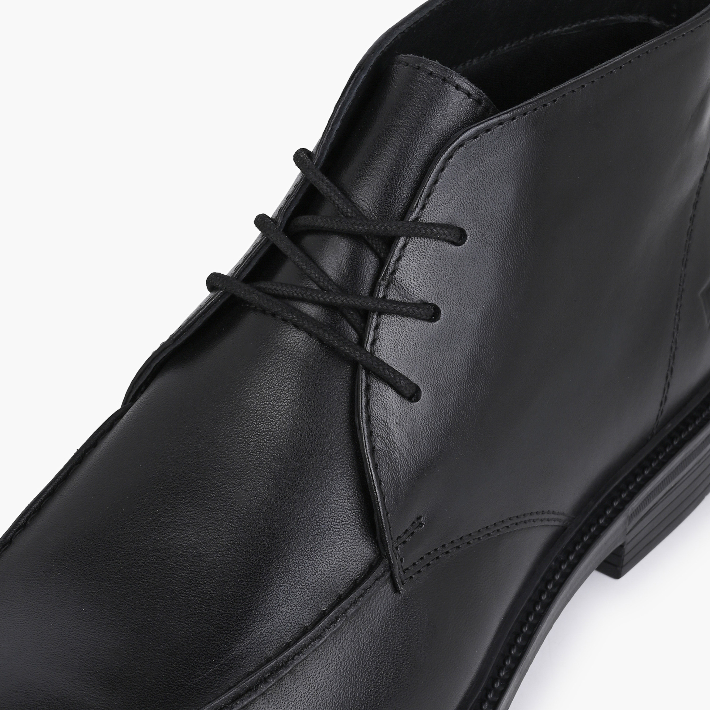 Duchini Men Leather Lace-Up Ankle Boots-men-shoes-boots-image-4