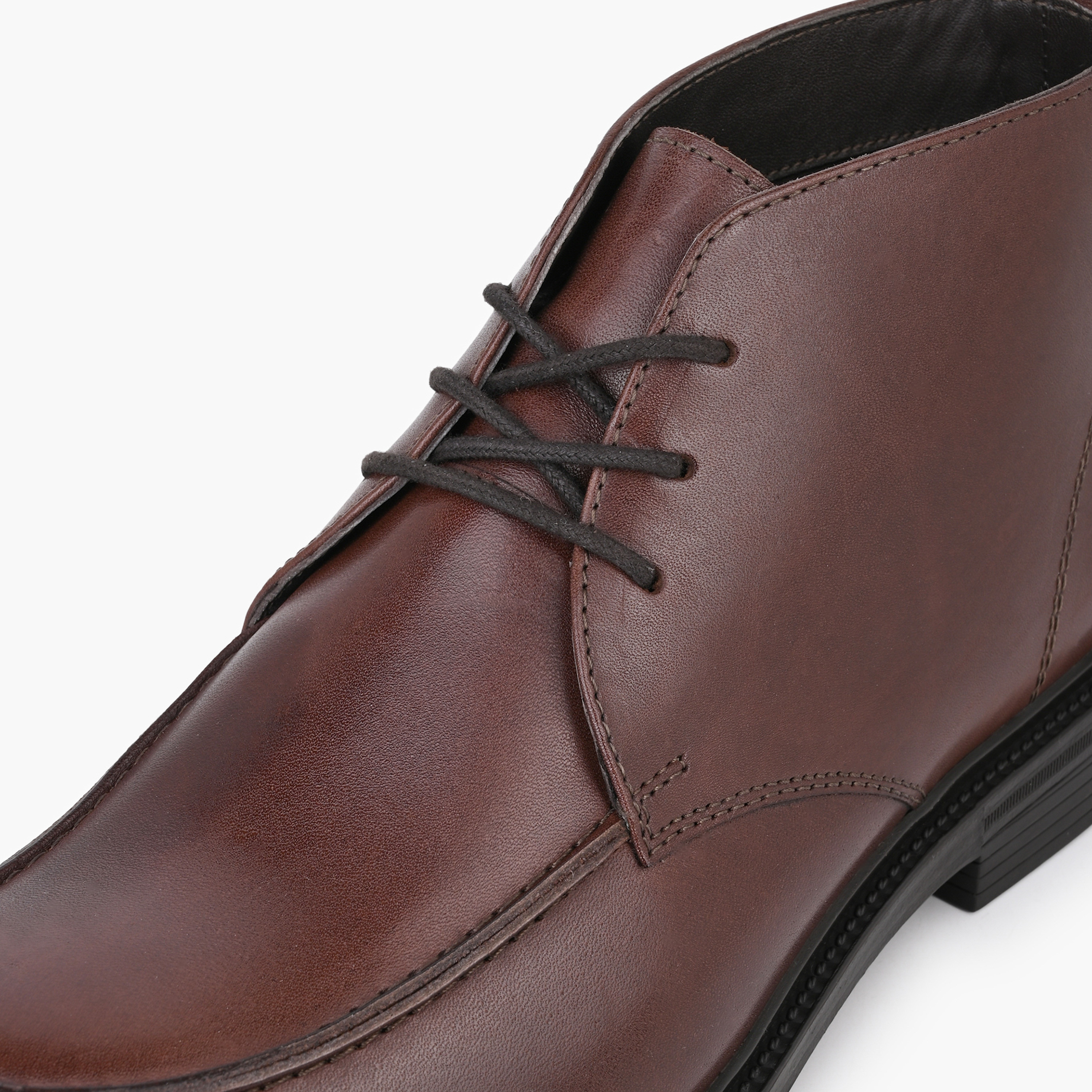 Duchini Men Leather Lace-Up Ankle Boots-men-shoes-boots-image-4