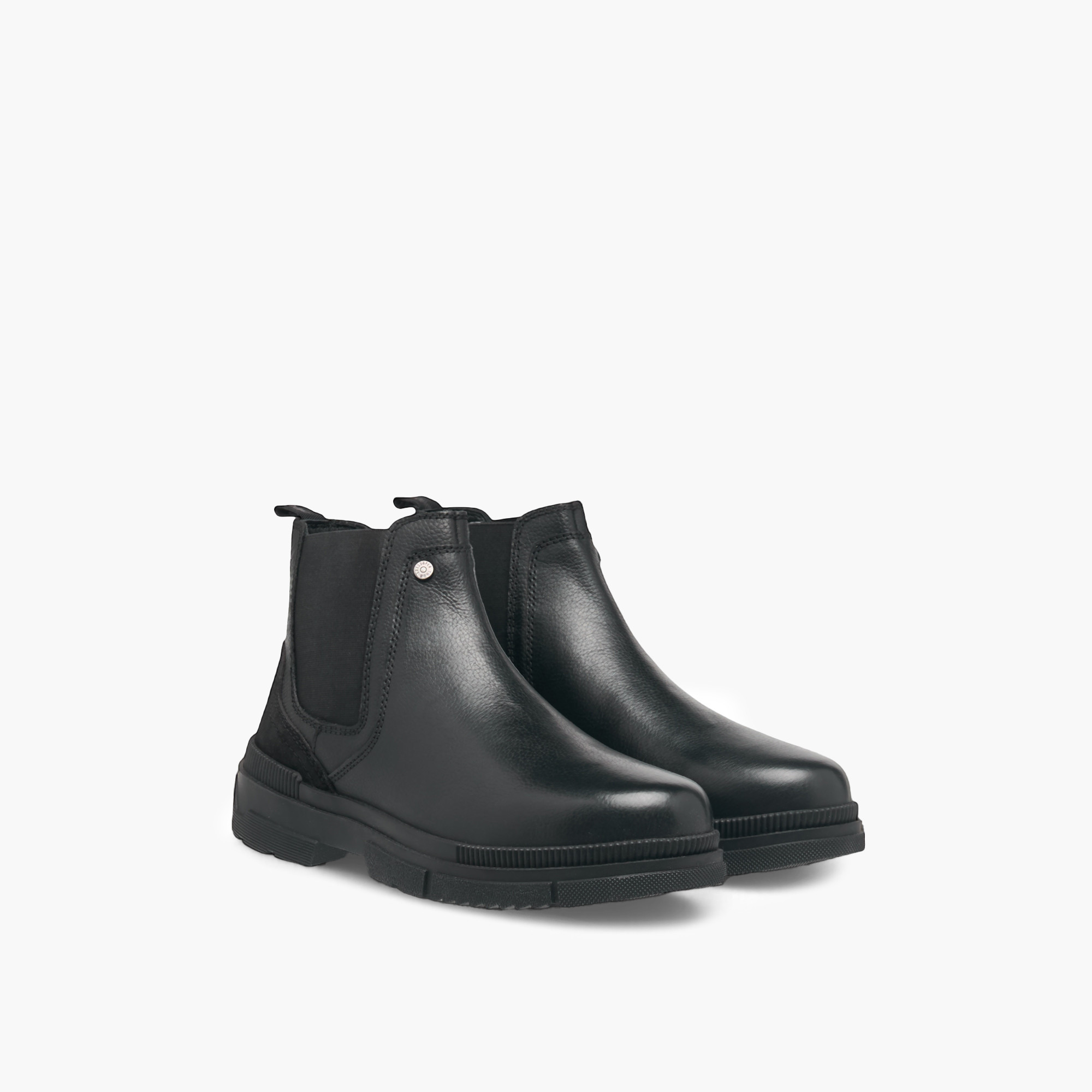 Lee Cooper Men's Solid Slip-On Chelsea Boots-men-shoes-boots-image-1