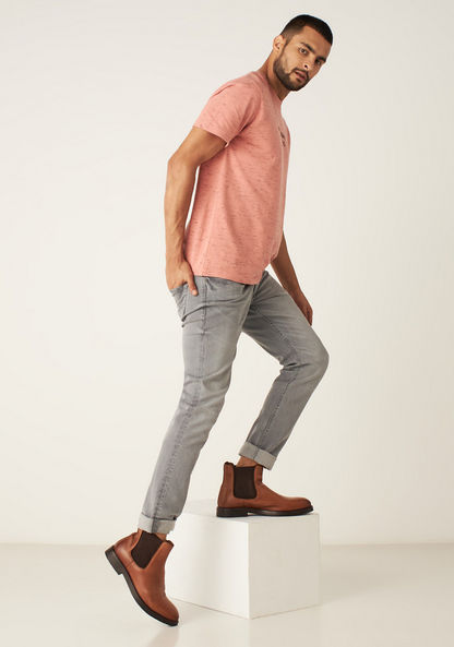 Lee Cooper Men's Solid Slip-On Chelsea Boots-Men%27s Boots-image-4