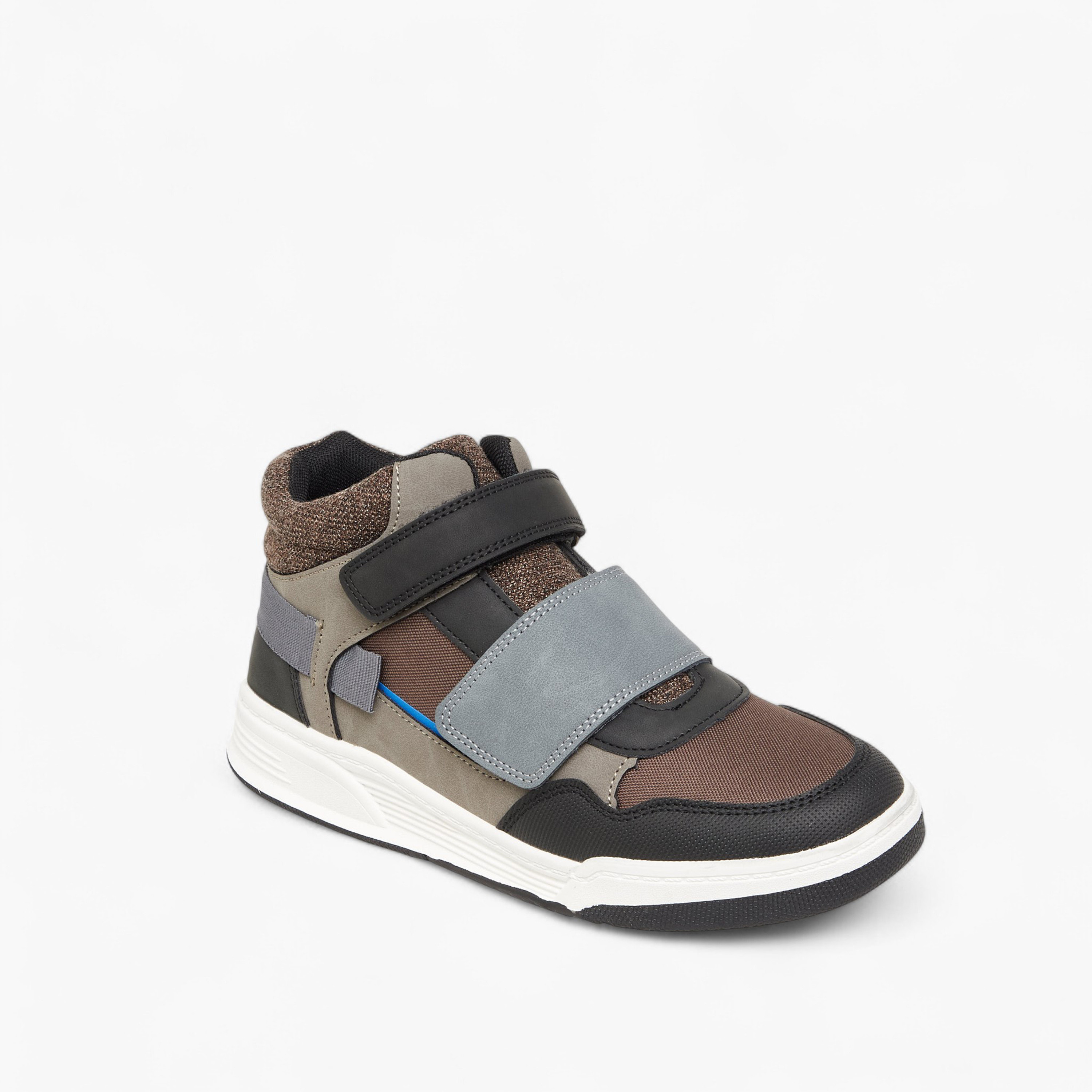 LBL by Shoexpress Boys Panelled High Cut Sneakers-boys-shoes-sneakers-image-2