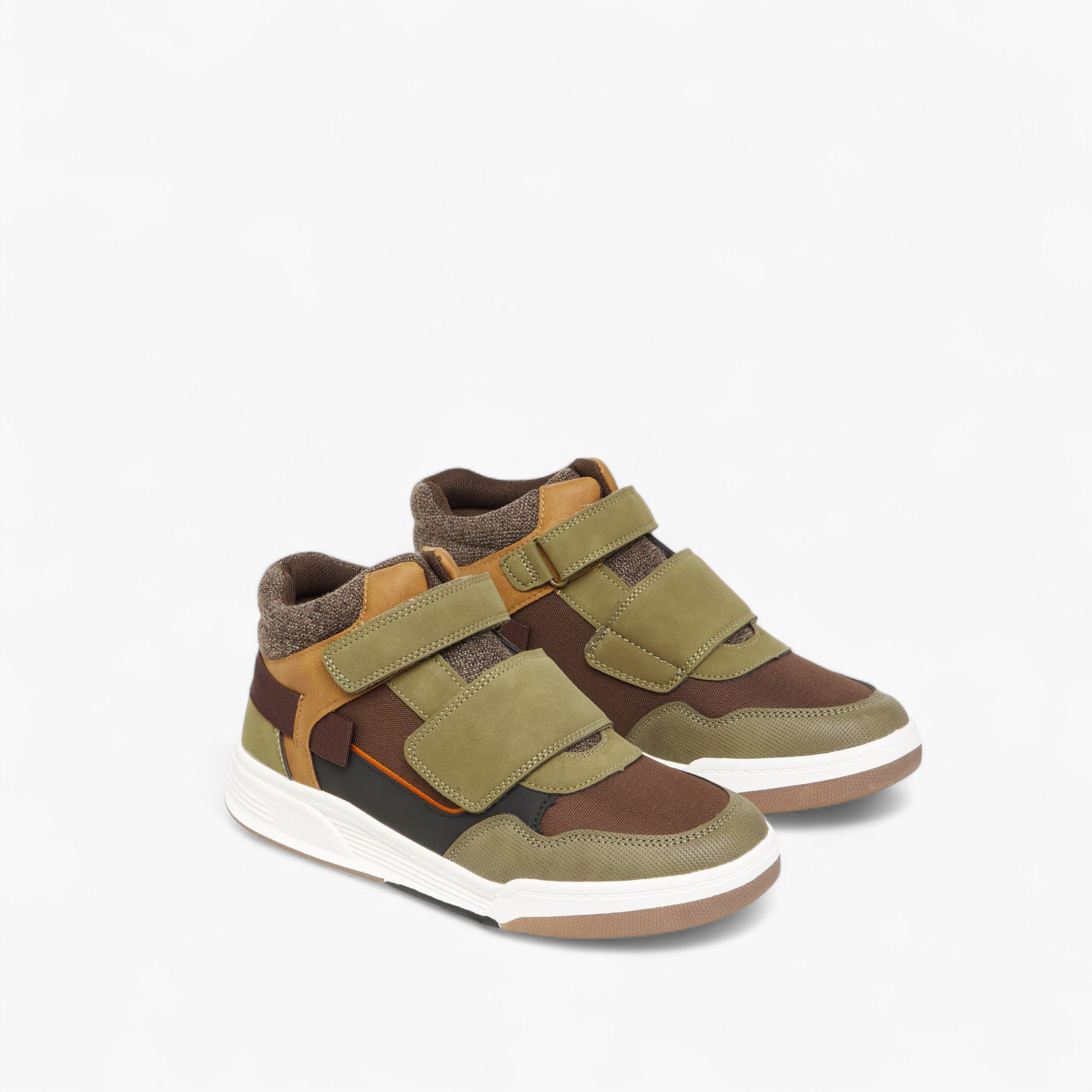 LBL by Shoexpress Boys Panelled High Cut Sneakers-boys-shoes-sneakers-image-1