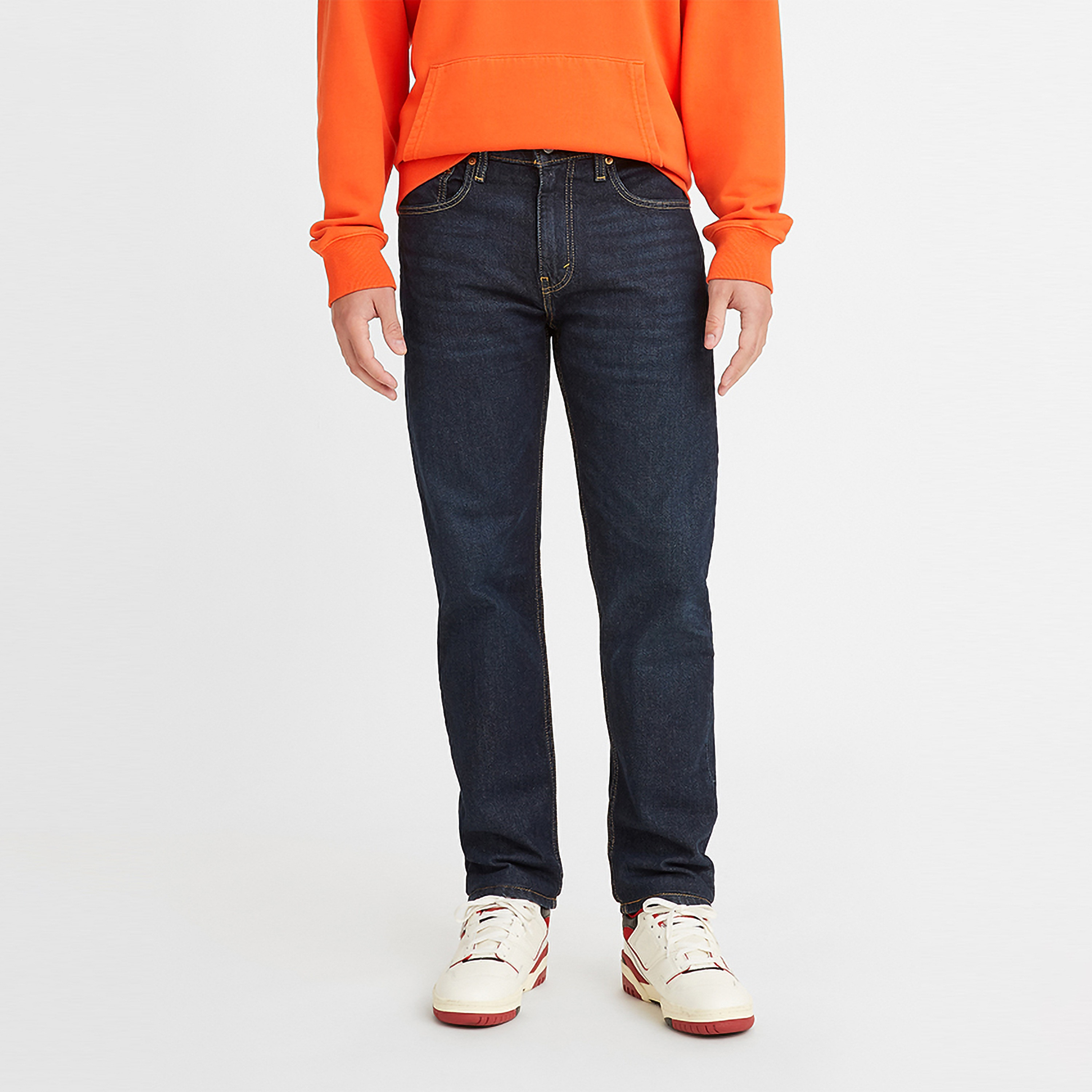 Levi's 502 Tapered Fit Blue 5-Pocket Men's Jeans Inseam 32-men-clothing-bottoms-jeans-image-1