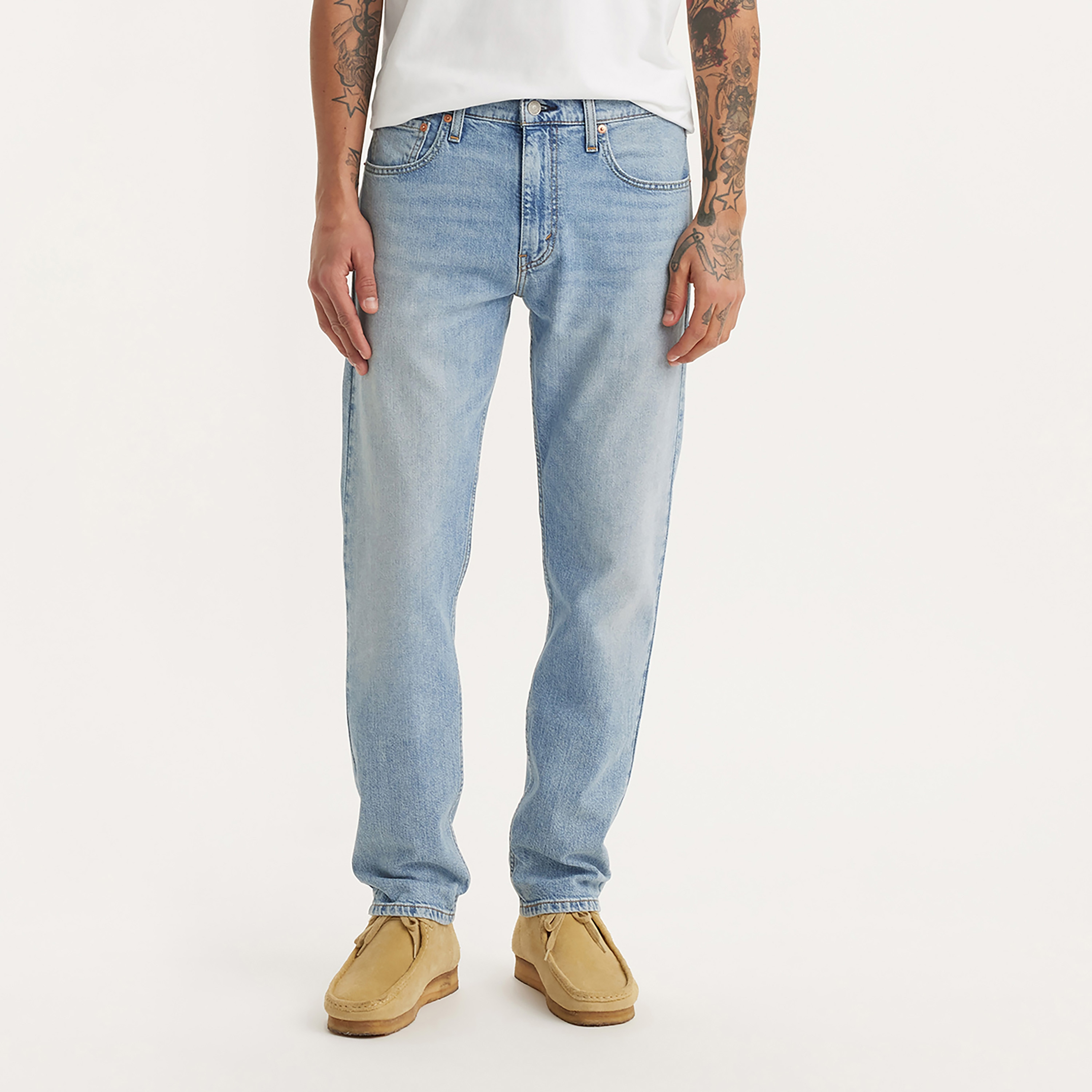 Levi's 502 Taper Fit Med Indigo 5 Pockets Men's Jeans-men-clothing-bottoms-jeans-image-1
