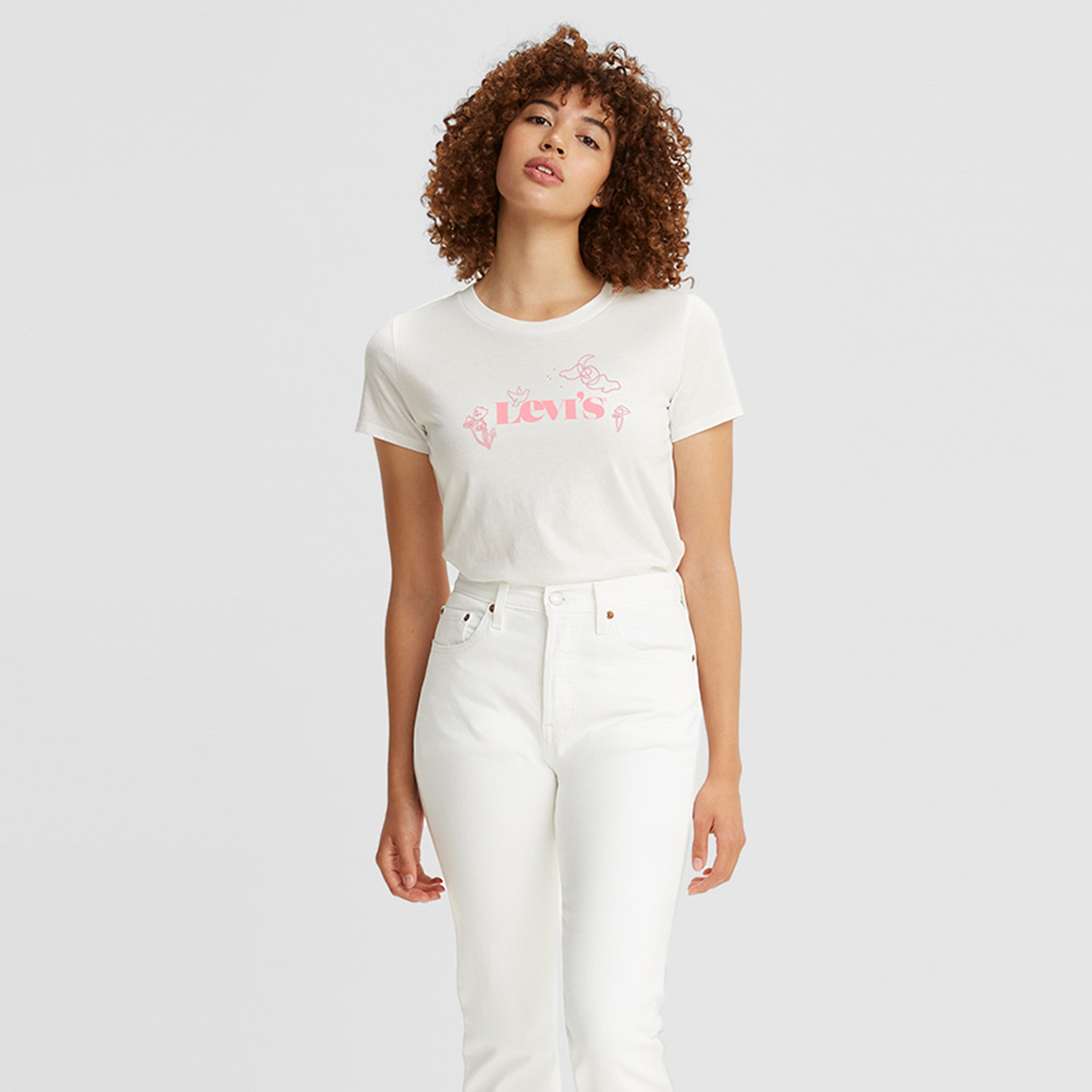 Levi's Logo Round Neck Short Sleeves Women's T-Shirt-women-clothing-tshirts-image-1