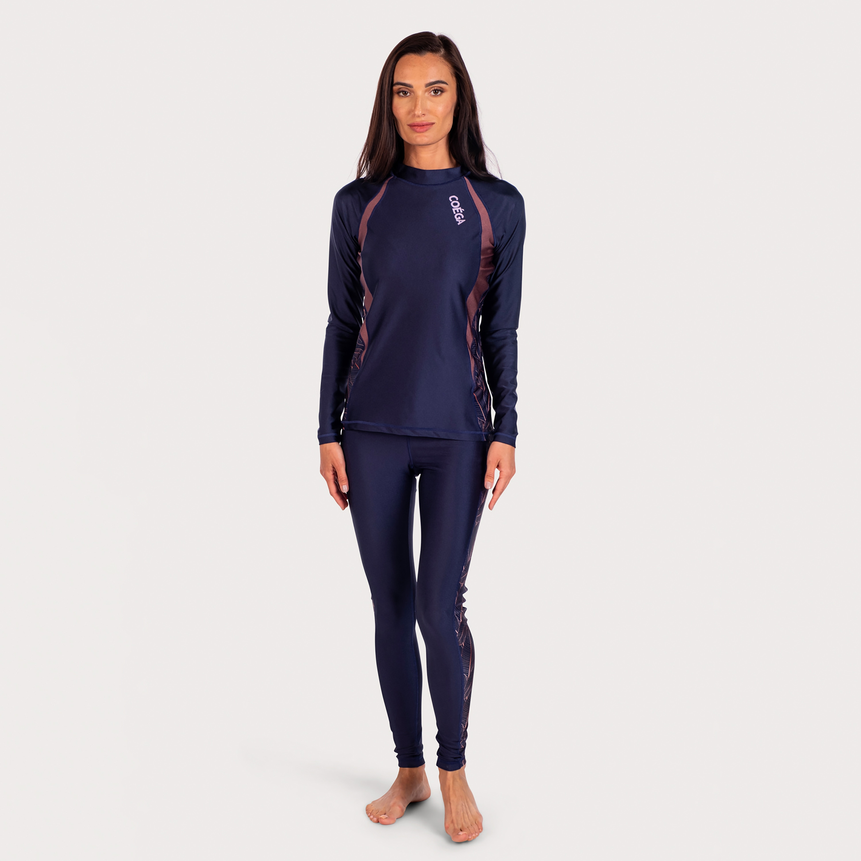 Coega Women's Rashguard Long Raglan Sleeves, Palm Print-women-clothing-swimandbeach-swimsuits-image-3