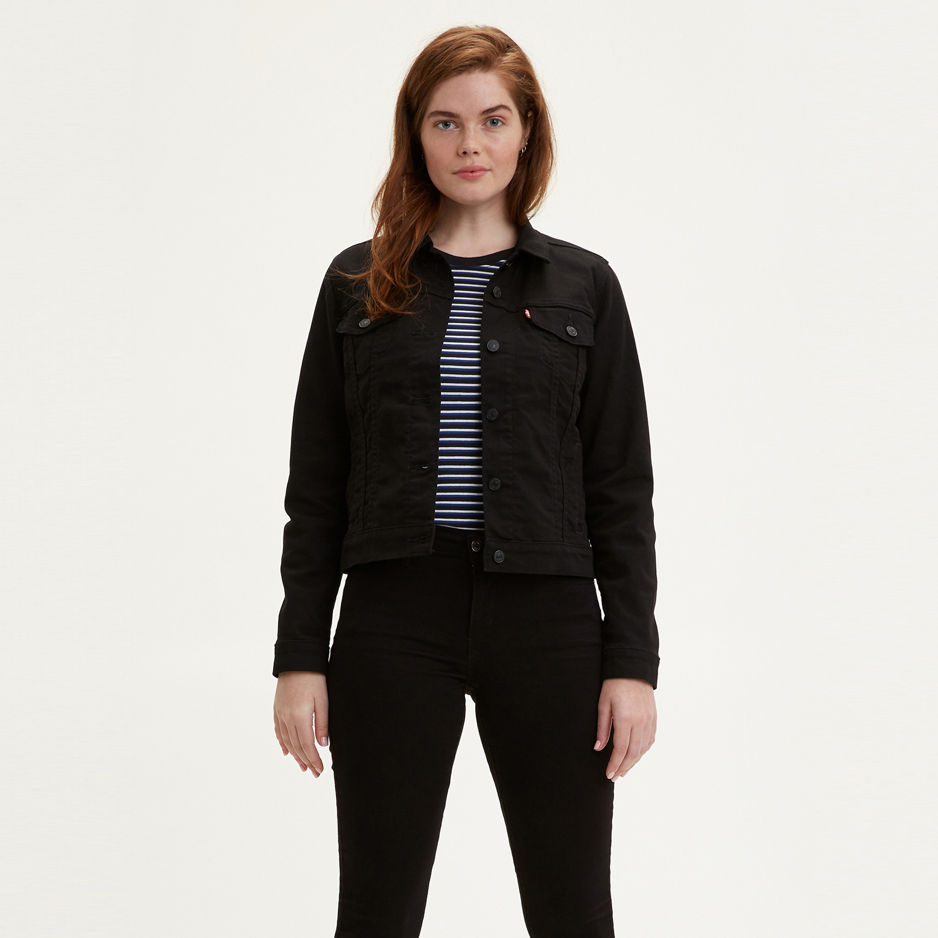 Levis Plain Original Trucker Jacket-women-winterwear-coatsandjackets-jackets-image-1