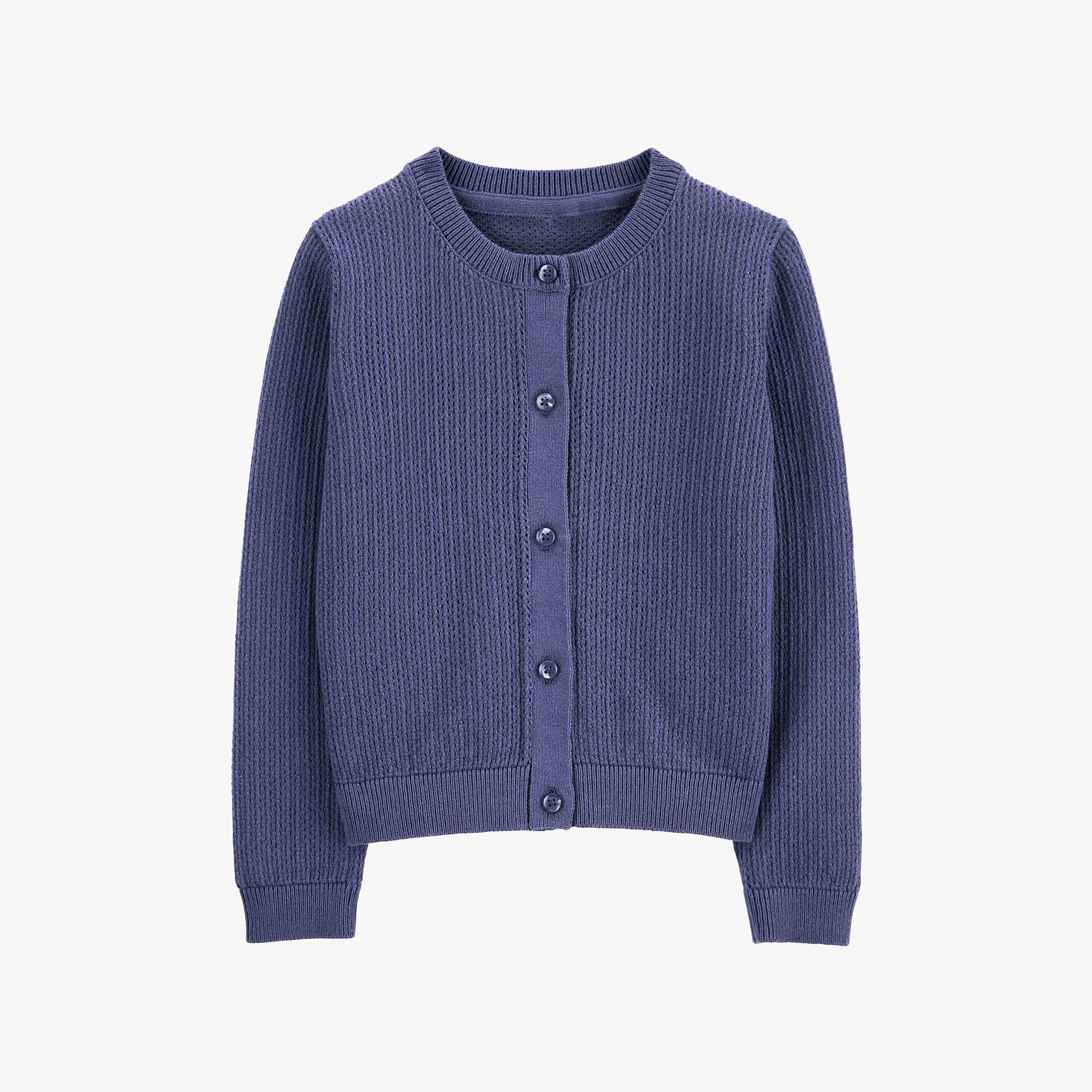 كارديجان بأزرار أمامية بملمس بارز من كارترز-baby-girls-clothing-jumpersandcardigans-image-1