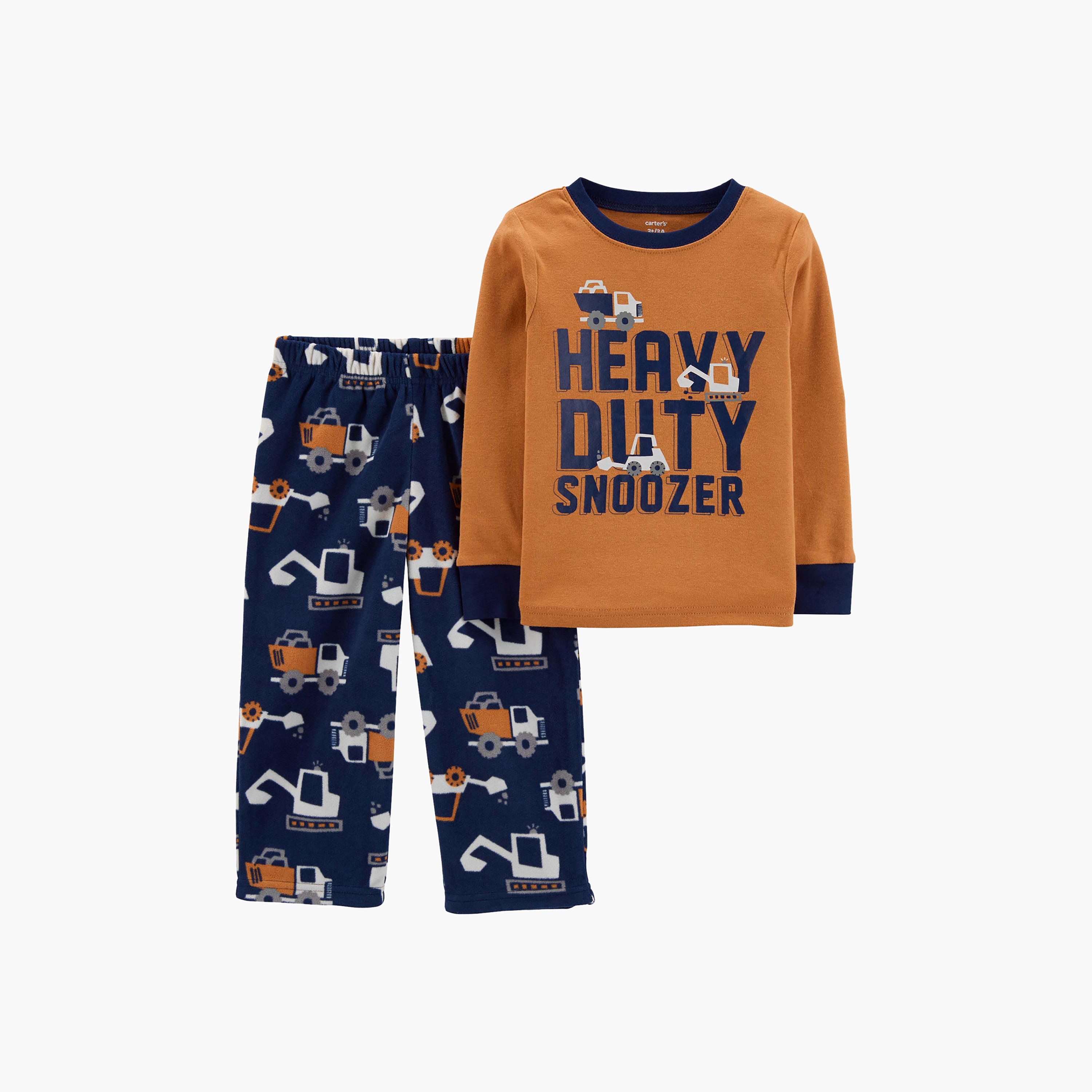 طقم بنطلون بيجاما وتيشيرت بطبعات من كارترز-boys-clothing-nightwear-image-1