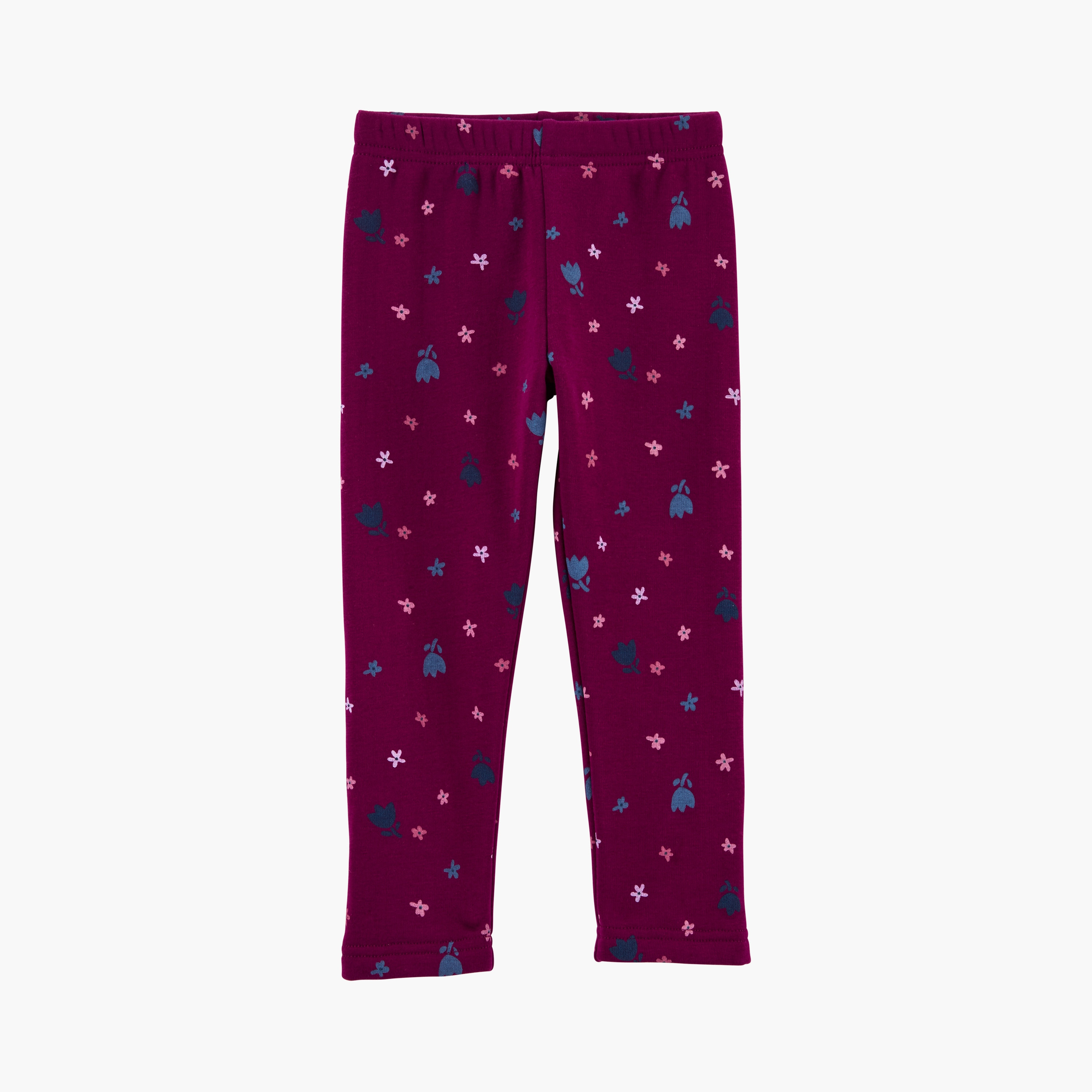 بنطال المطاطي المطبوع بالزهور من كارترز-baby-girls-clothing-bottoms-leggings-image-1
