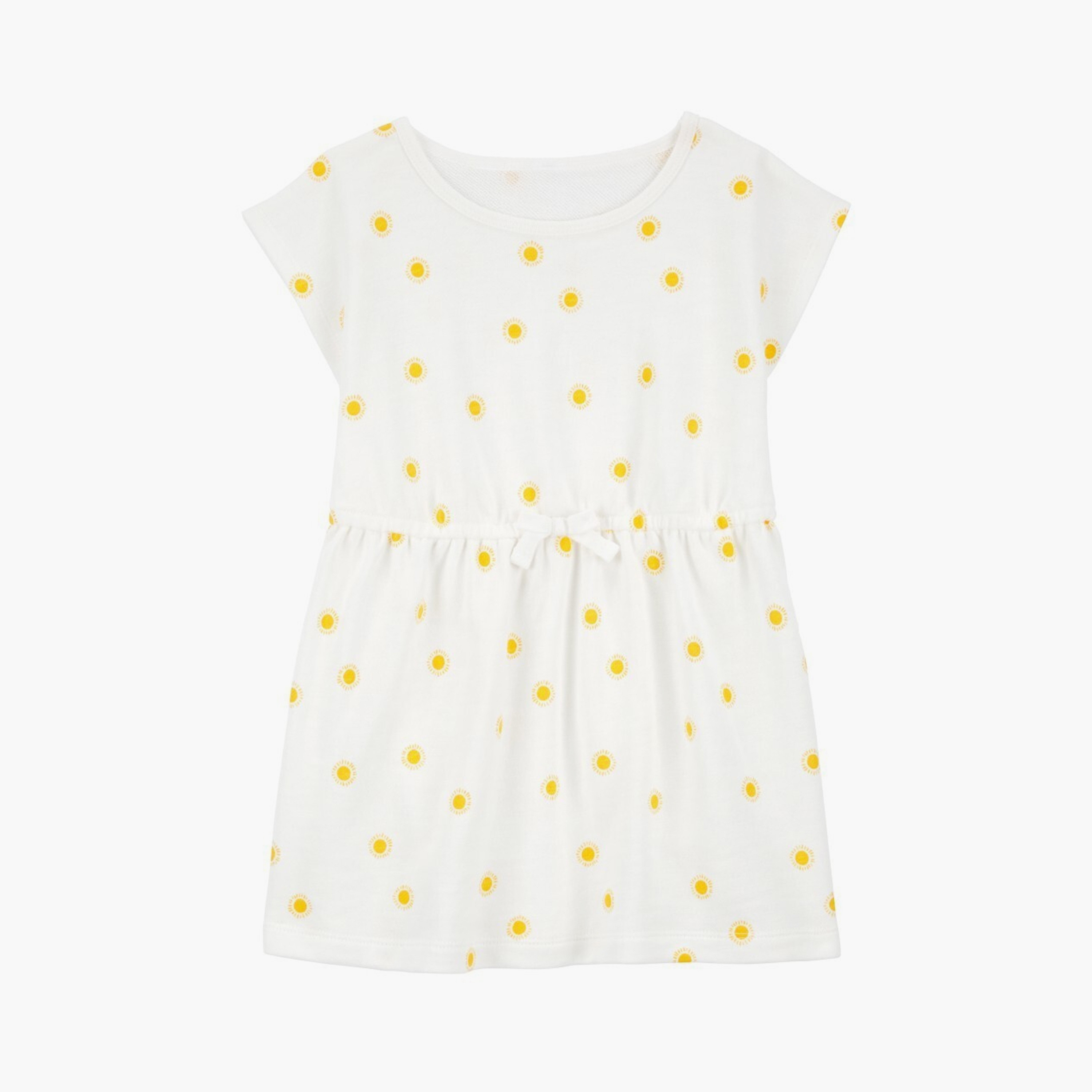 فستان مطبوع بأكمام قصيرة من كارترز-girls-clothing-dressesandjumpsuits-image-1