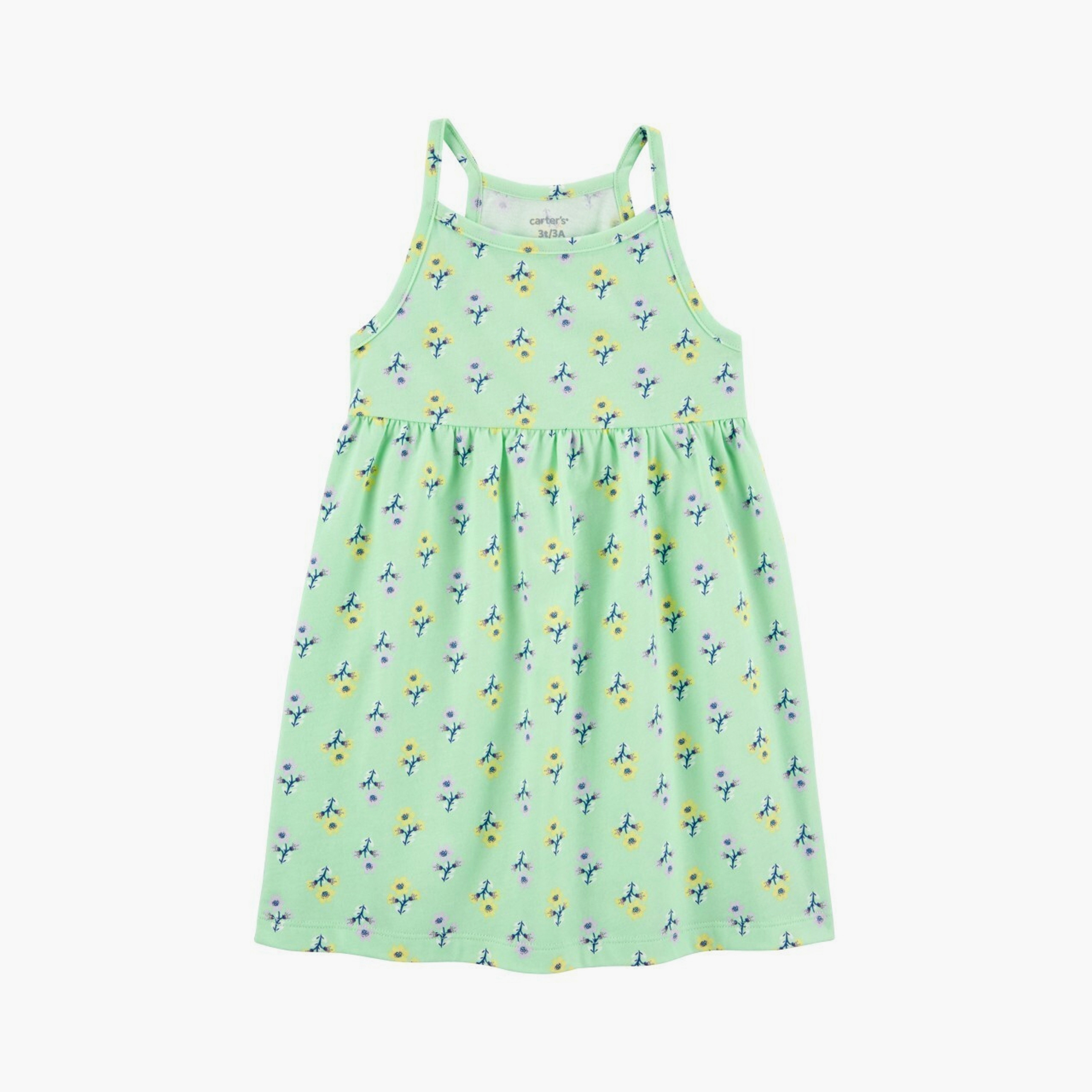 فستان بدون أكمام بطبعة زهور من كارترز-girls-clothing-dressesandjumpsuits-image-1