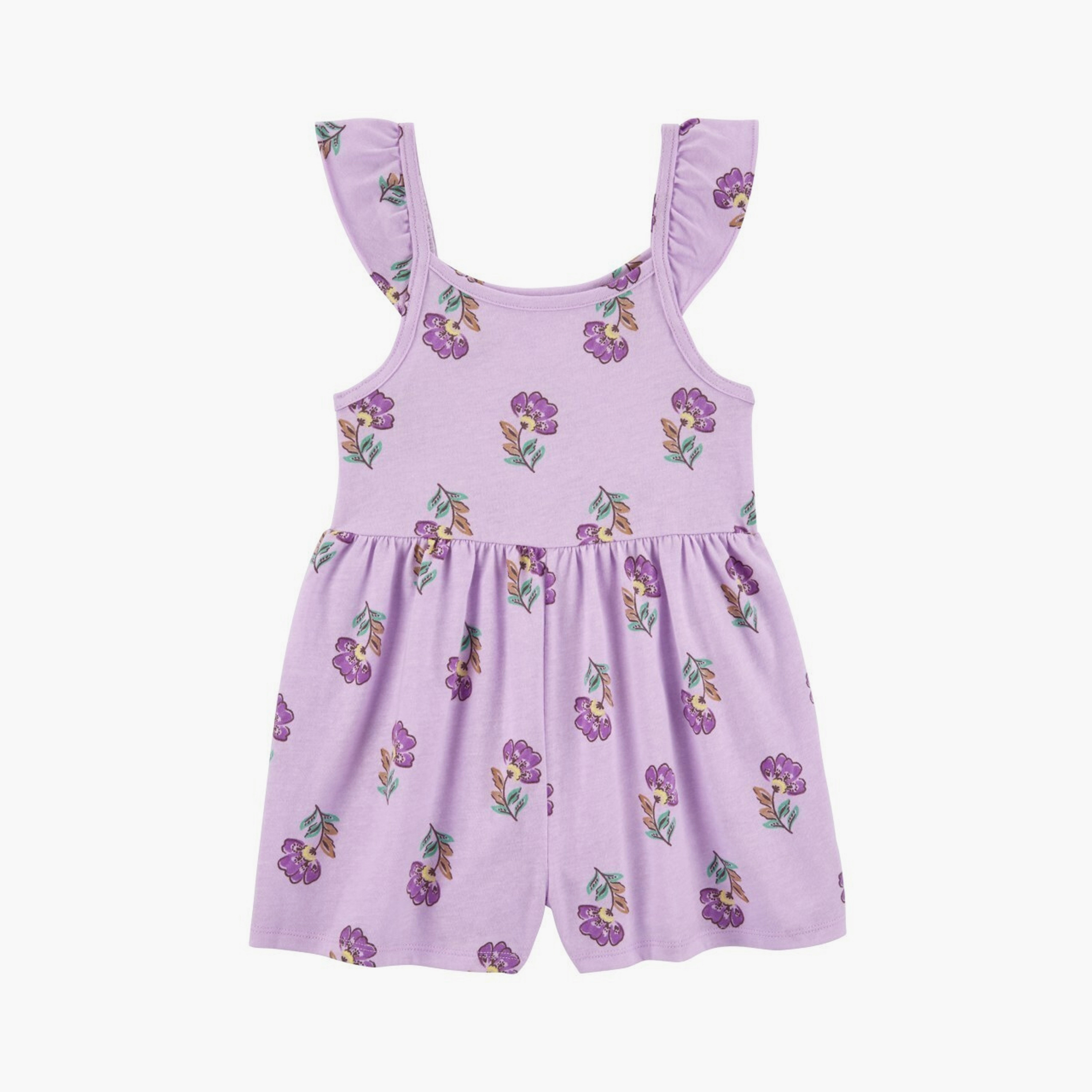 رومبير بدون أكمام بطبعة زهور من كارترز-girls-clothing-rompers-image-1