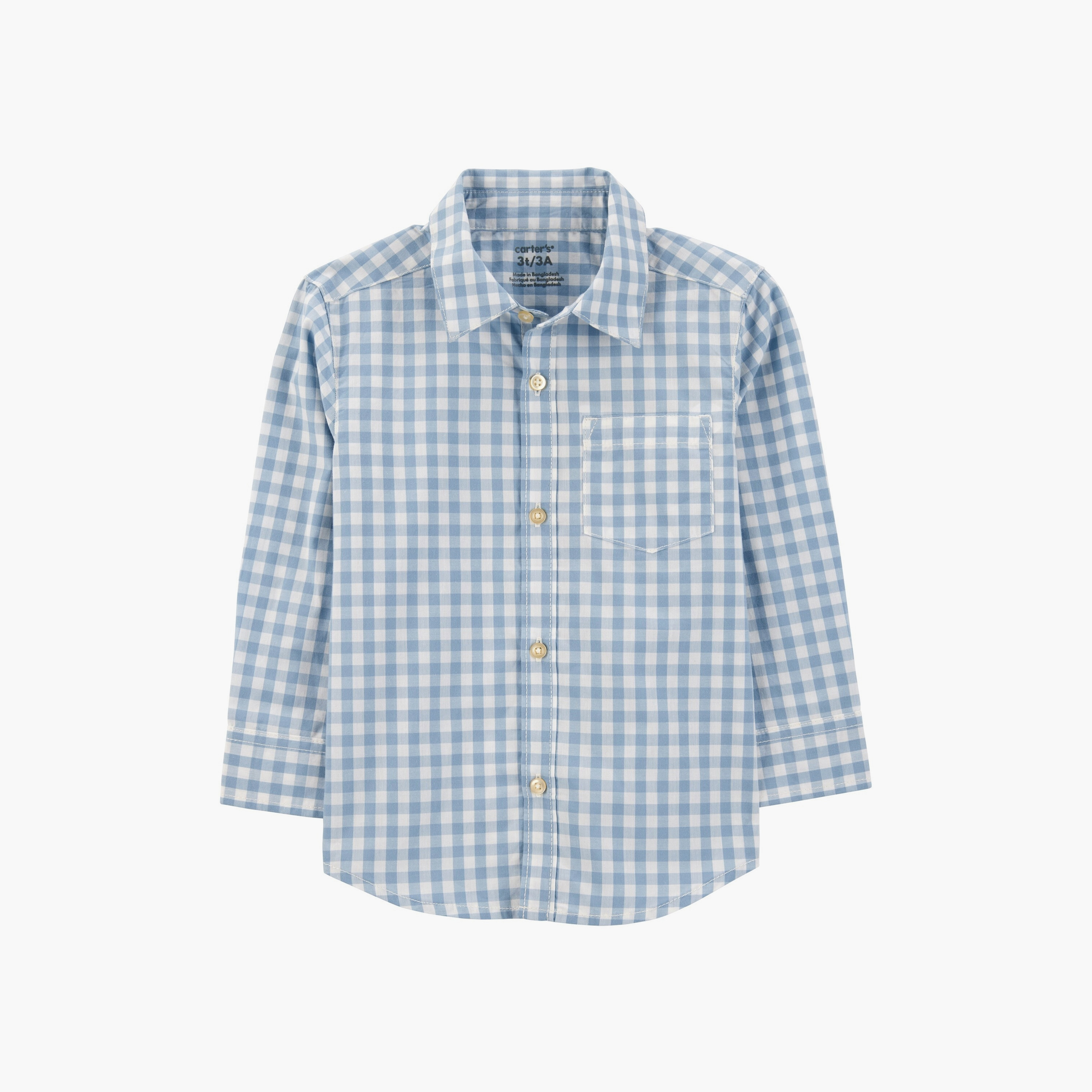قميص مخطط بأكمام طويلة من كارترز-boys-clothing-shirts-image-1