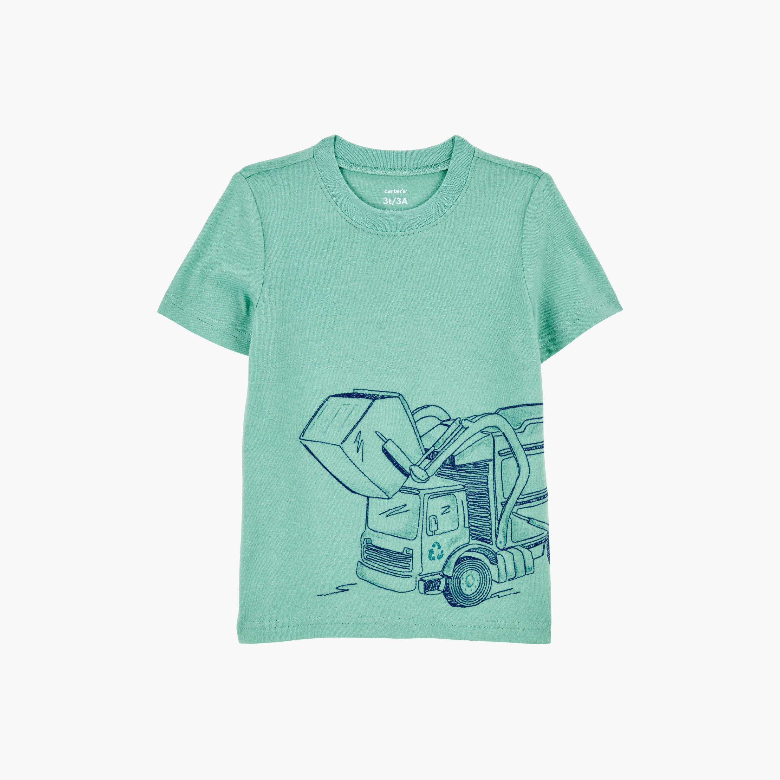 تي شيرت بطبعة شاحنة بأكمام قصيرة من كارترز-boys-clothing-tshirtsandpolos-image-1