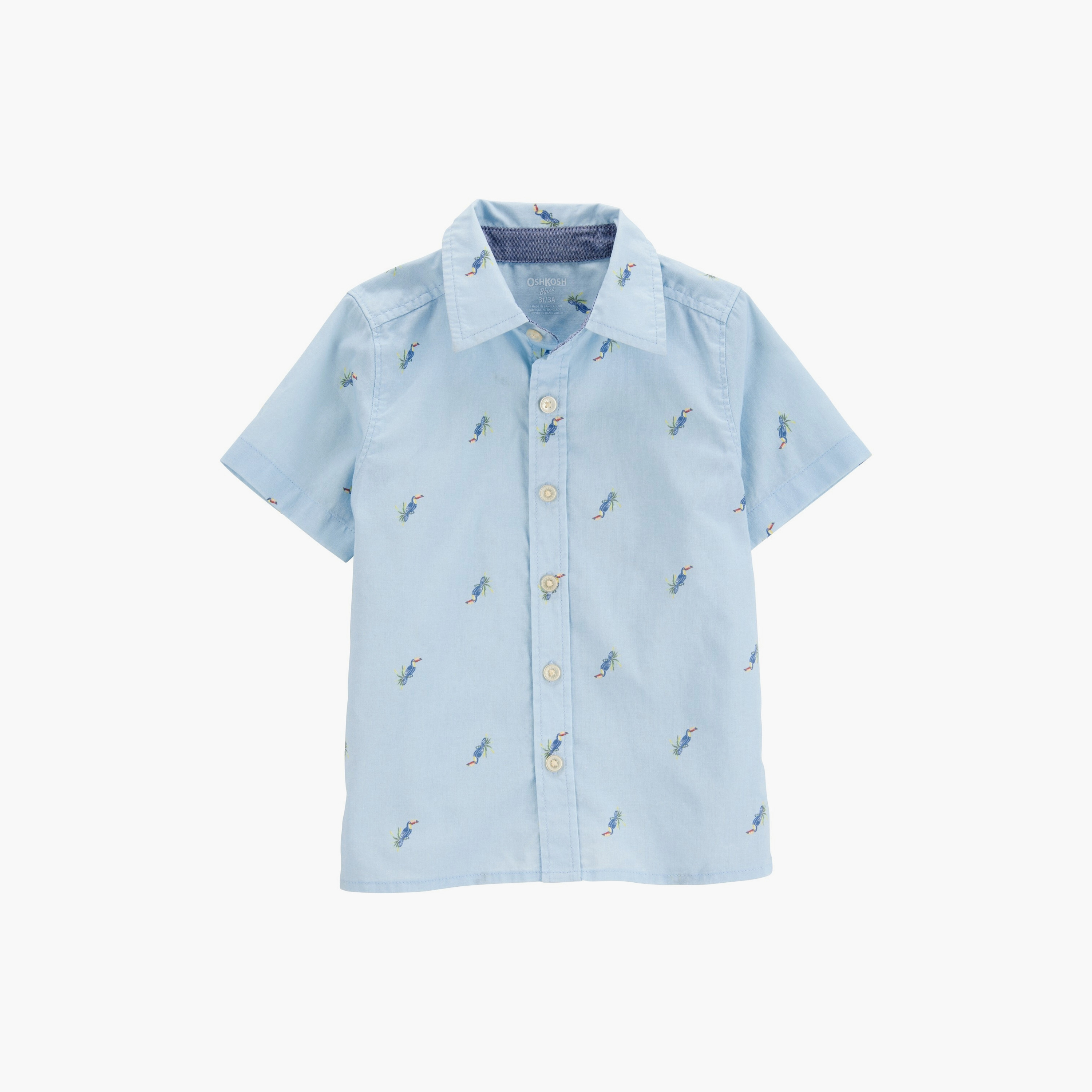 قميص مطبوع بأكمام قصيرة من كارترز-boys-clothing-shirts-image-1
