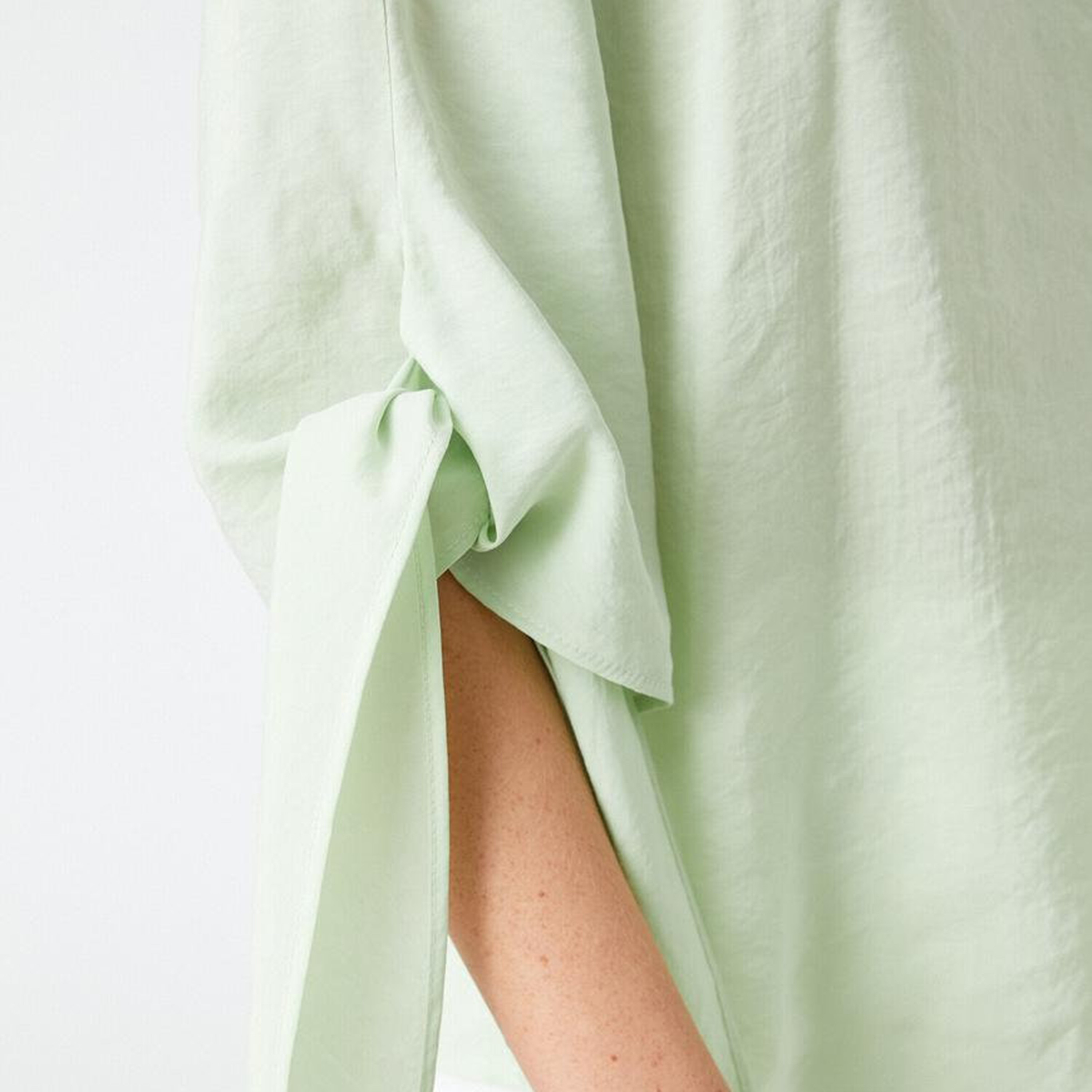 KOTON Green Tie-Cuff Sleeves Women's Top-women-clothing-shirtsandblouses-blouses-image-5