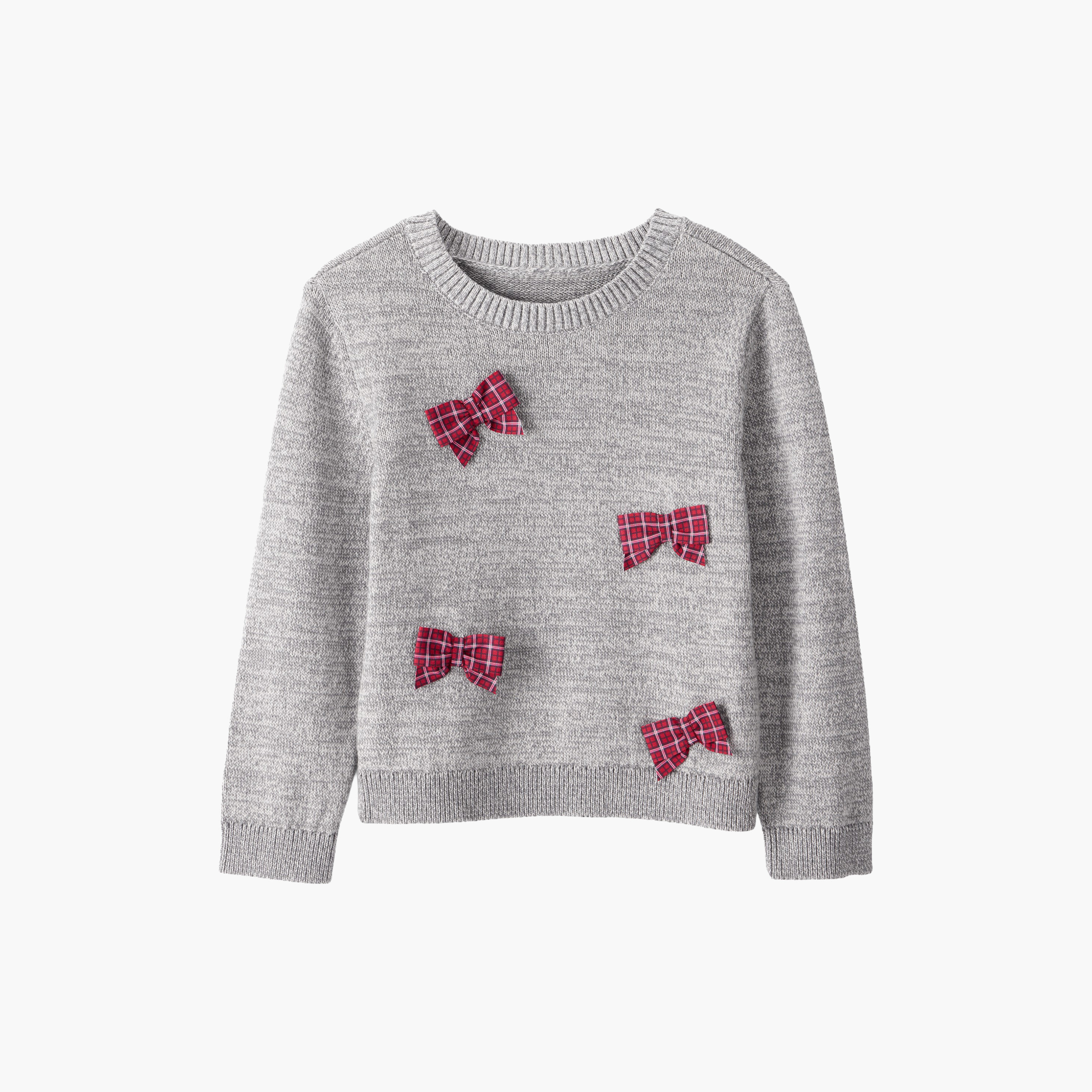 Carter's Bow Cotton Long Sleeves Sweater-girls-clothing-jumpersandcardigans-image-1