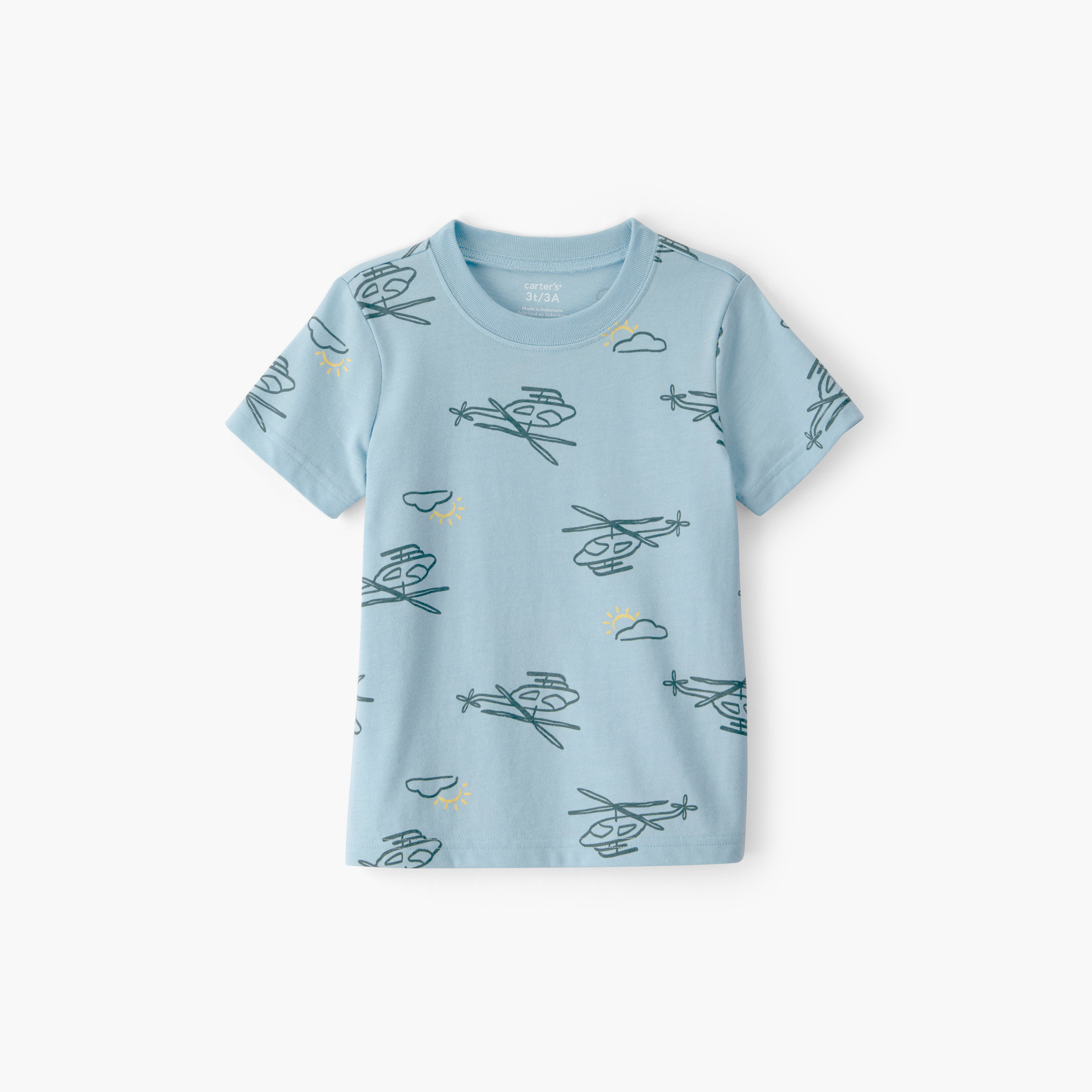 تيشيرت بطبعة مروحية وأكمام قصيرة من كارترز-boys-clothing-tshirtsandpolos-image-1