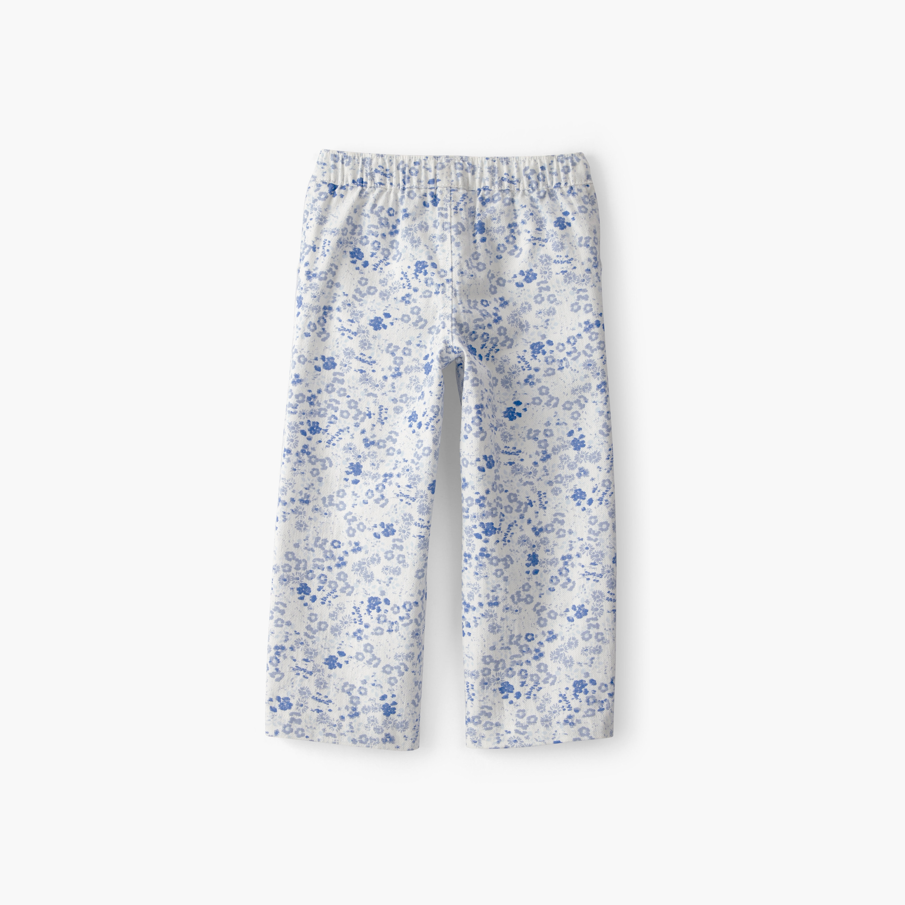 بنطلون بطبعة زهور واسع الساق من أوشكوش-girls-clothing-bottoms-joggersandtrackpants-image-2