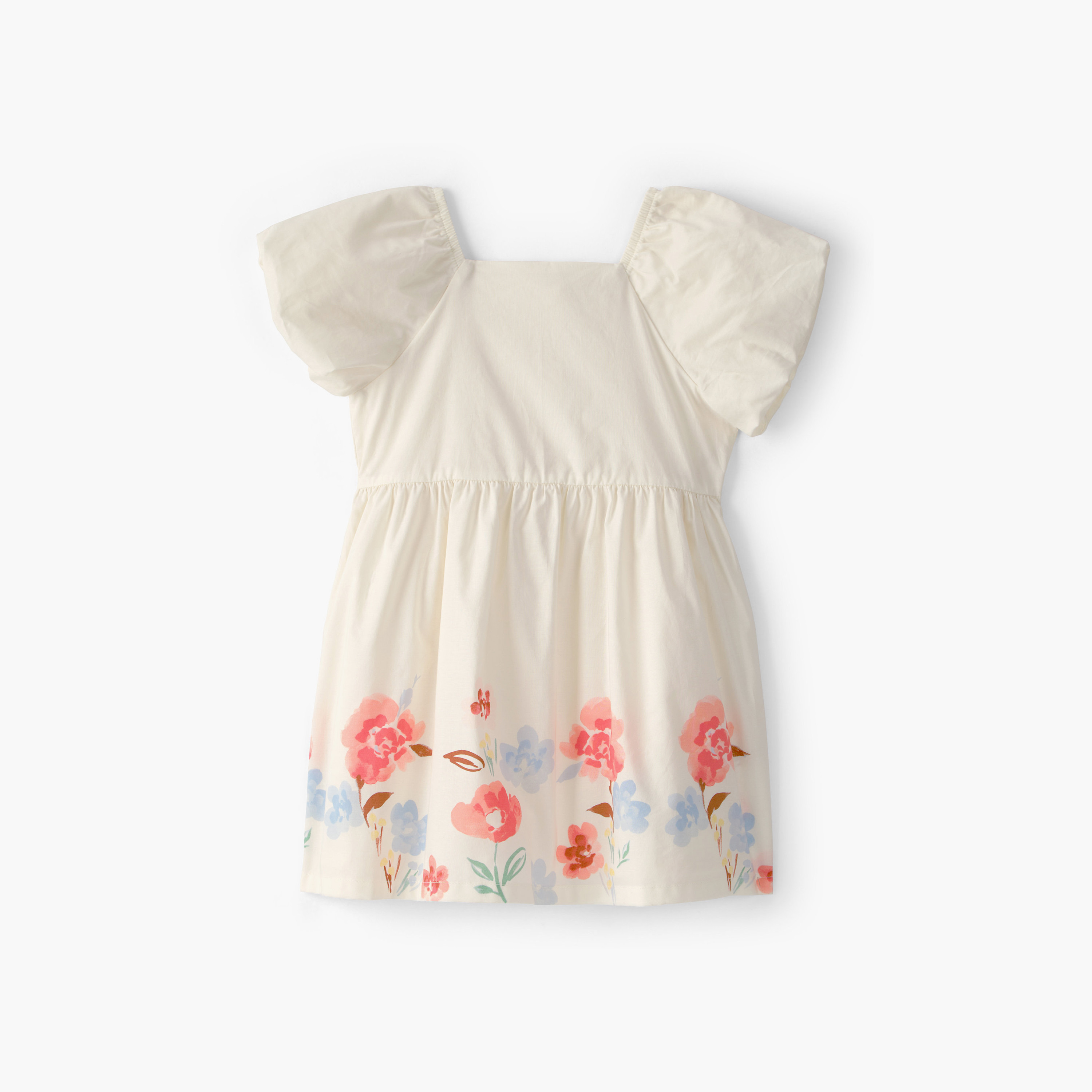 Carter's Puff Sleeve Floral Dress-girls-clothing-dressesandjumpsuits-image-1