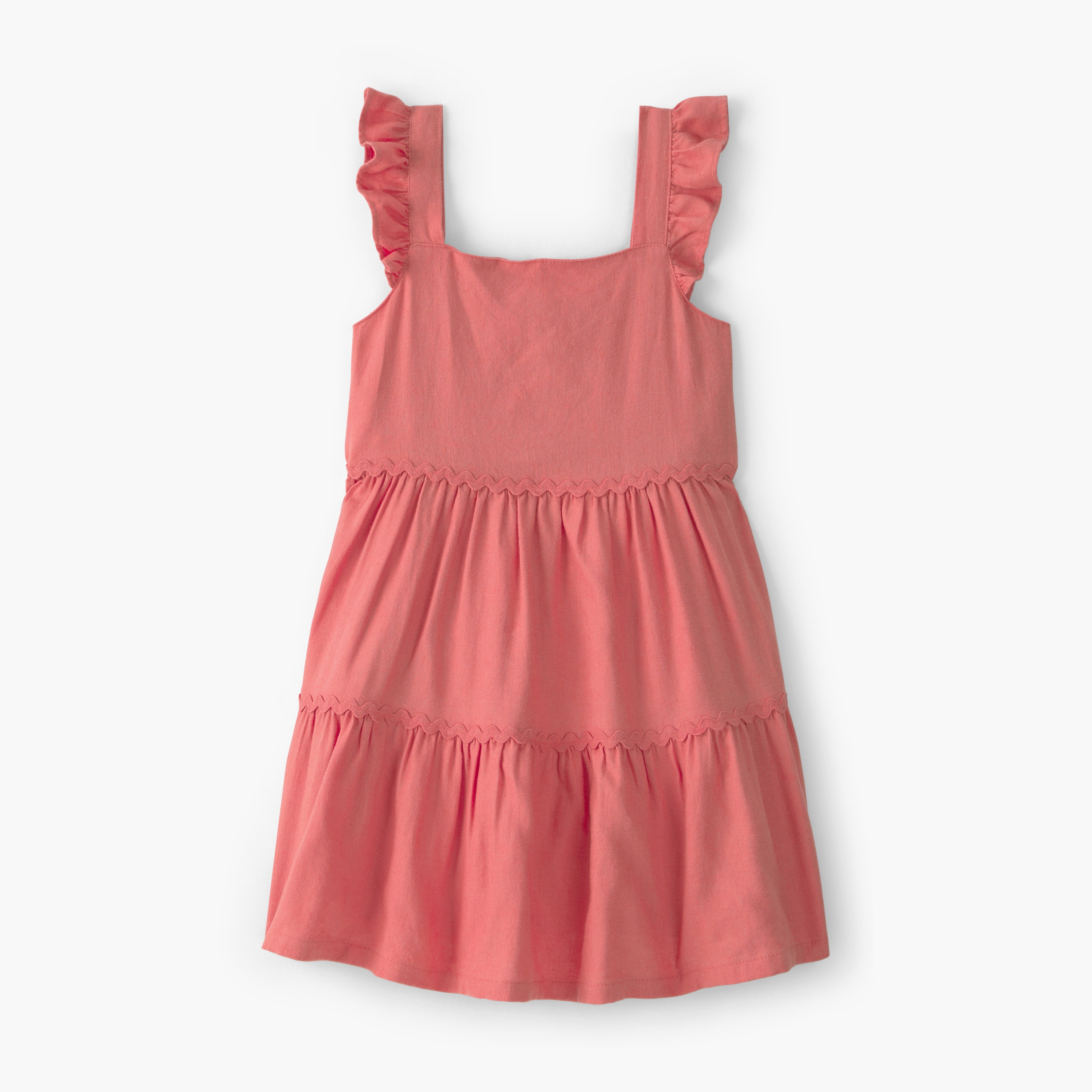فستان طبقات بأكمام مكشكشة من كارترز-girls-clothing-dressesandjumpsuits-image-1
