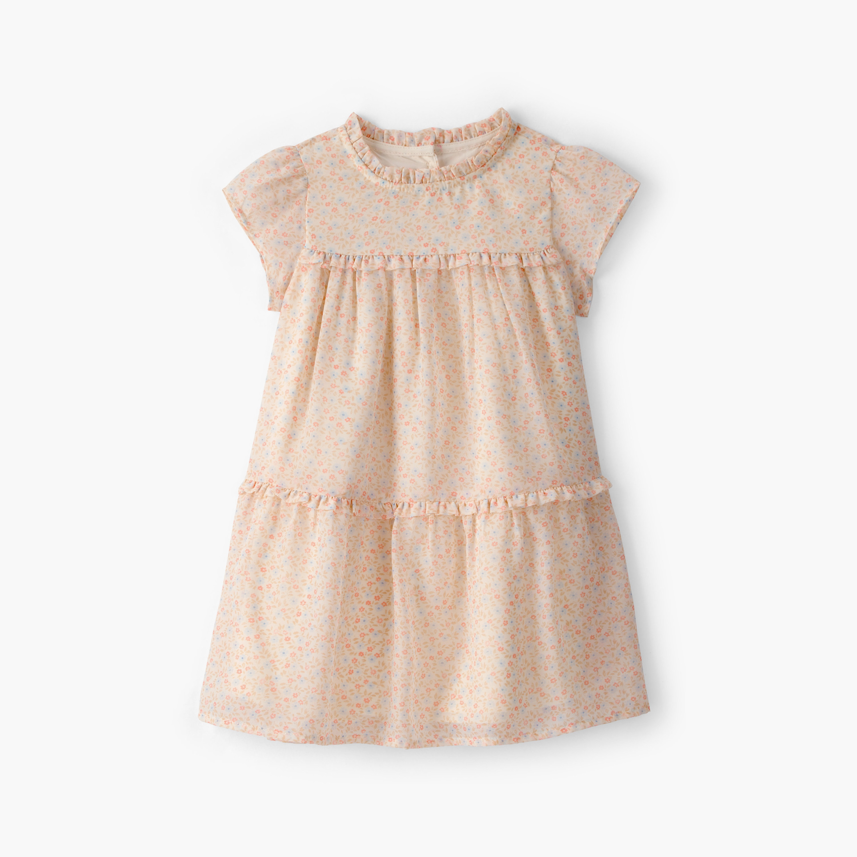 Carter's Floral Tiered Chiffon Dress-girls-clothing-dressesandjumpsuits-image-1