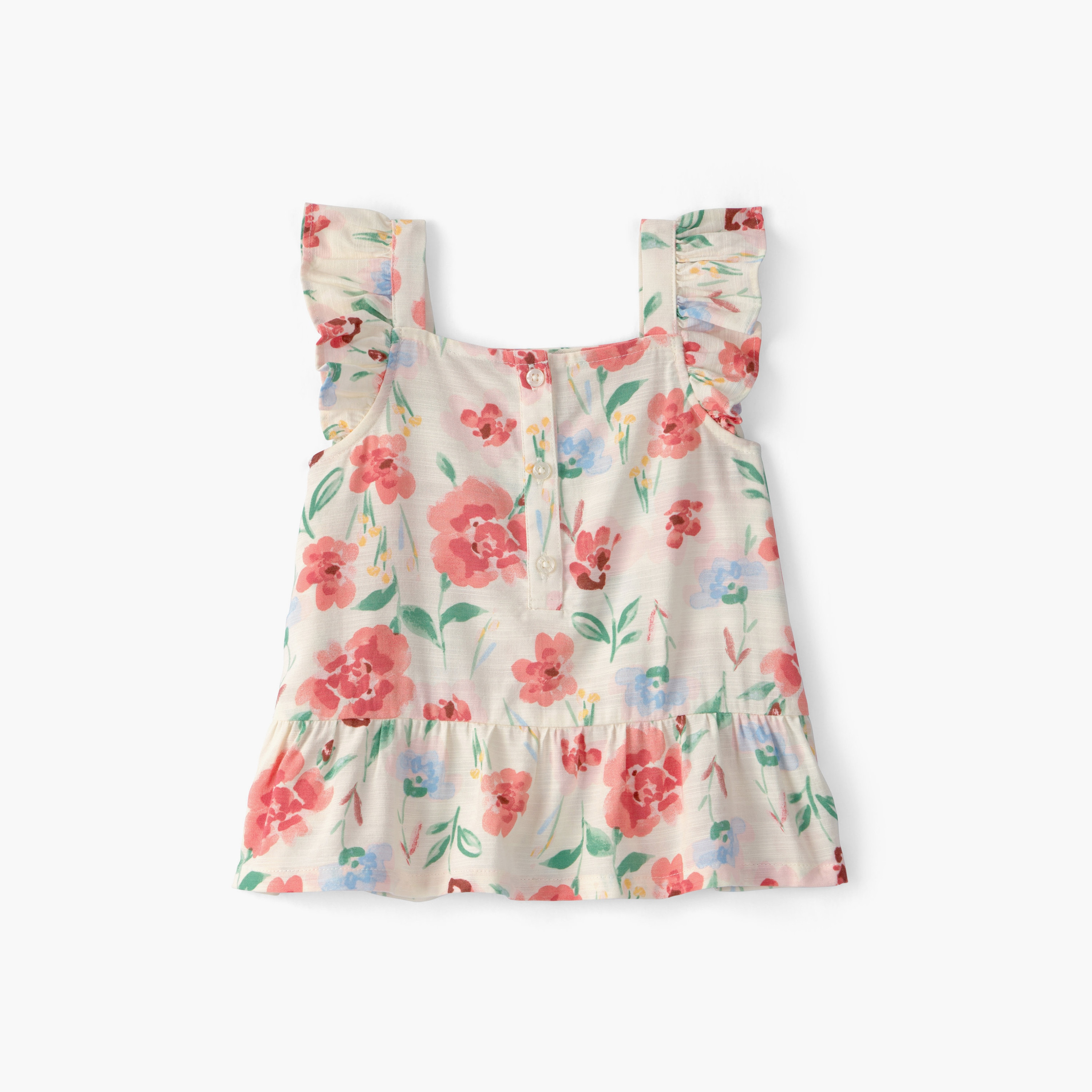 بلوزة "بيبلوم" بطبعة زهور بدون أكمام من كارترز-girls-clothing-blousesandshirts-image-2