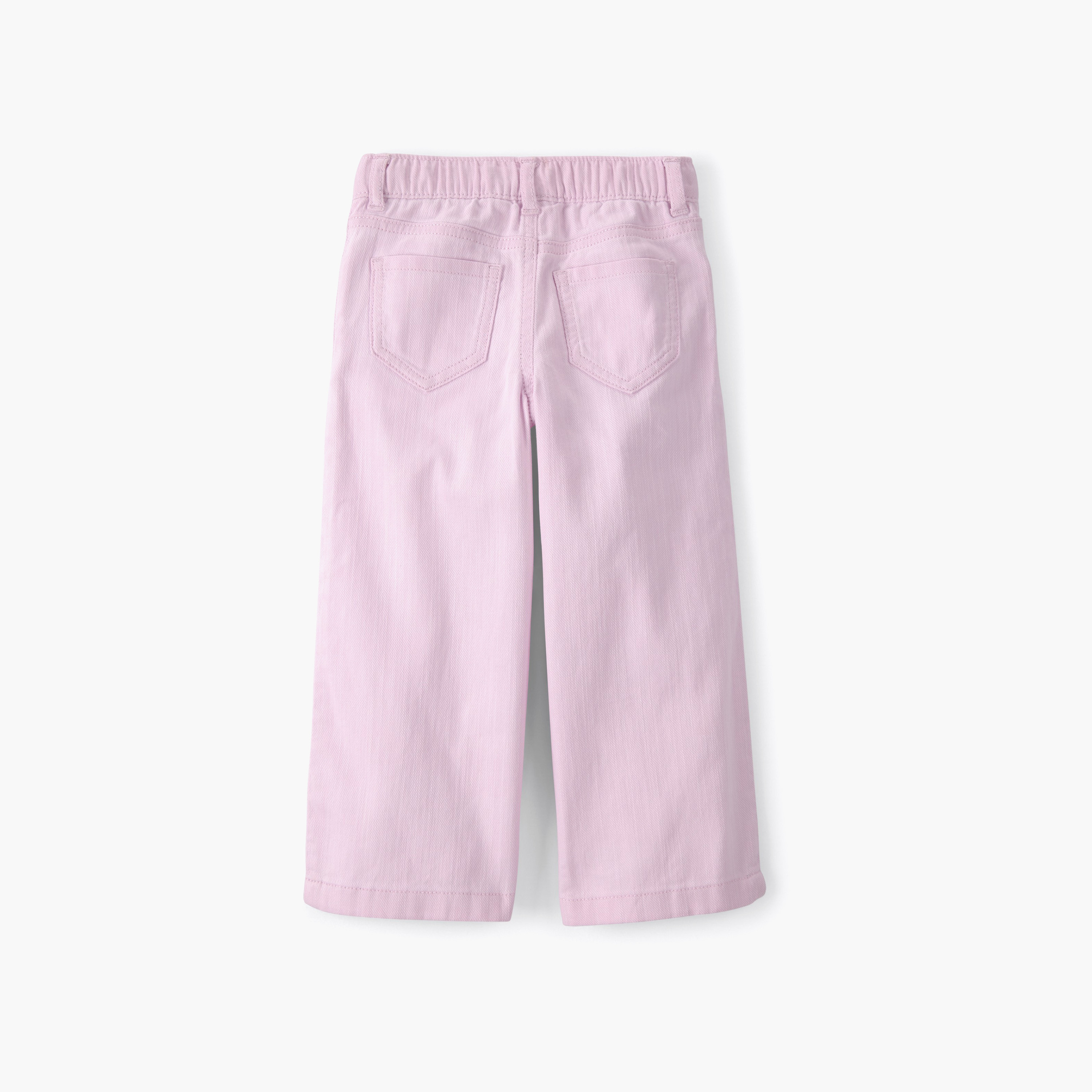Oshkosh Solid Wide Leg Elasticated Drawstring Pants-girls-clothing-bottoms-joggersandtrackpants-image-2