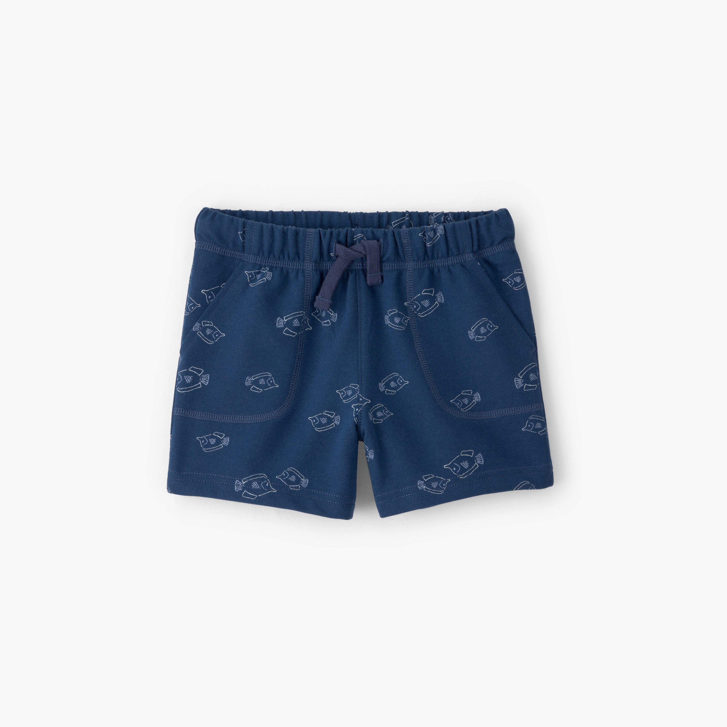شورت بطبعة أسماك من كارترز-boys-clothing-bottoms-shorts-image-1