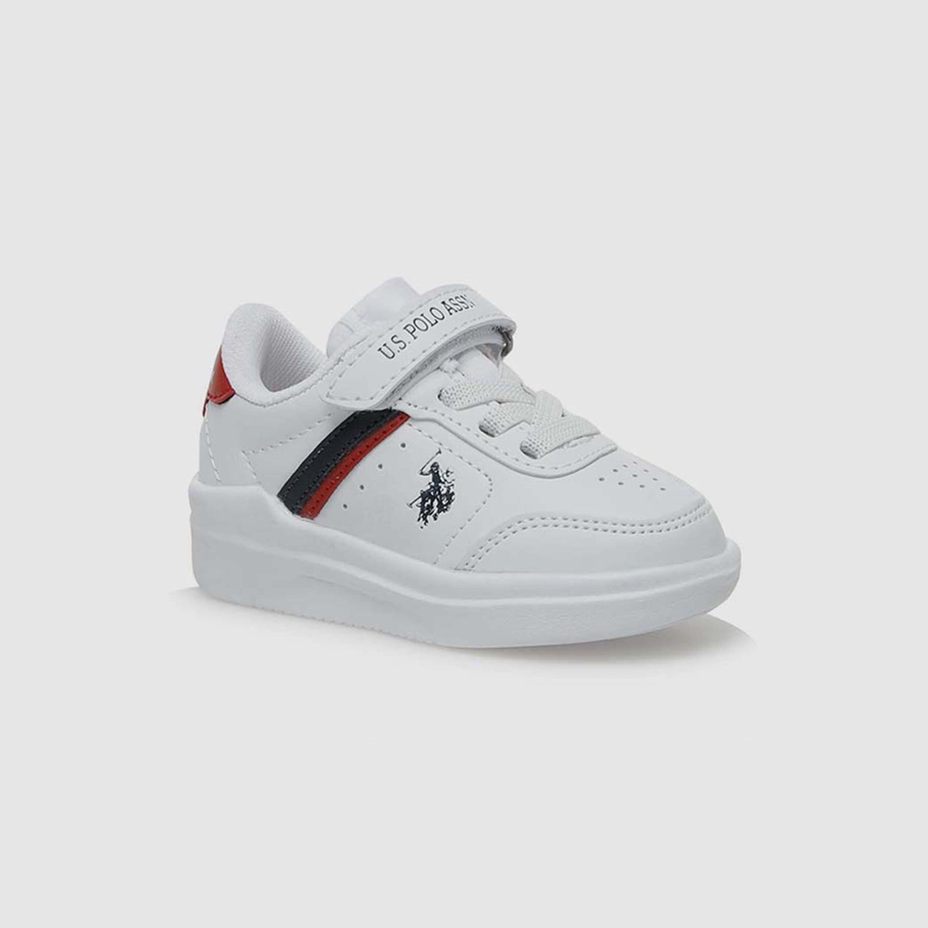U.S. Polo Assn. Kids Sneakers with Velcro Closure - 2WBERKELEYJR2PR1-girls-shoes-sneakers-image-1