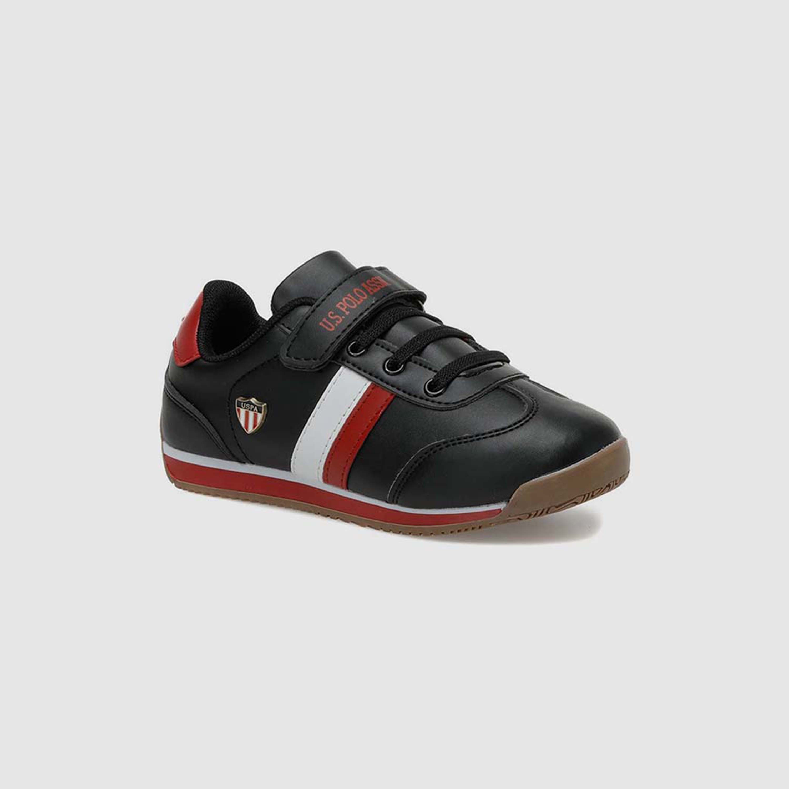  2WBONIWT2PR حذاء سنيكرز رياضي من يو إس بولو أسن للأطفال بإغلاق فيلكرو -girls-shoes-sneakers-image-1
