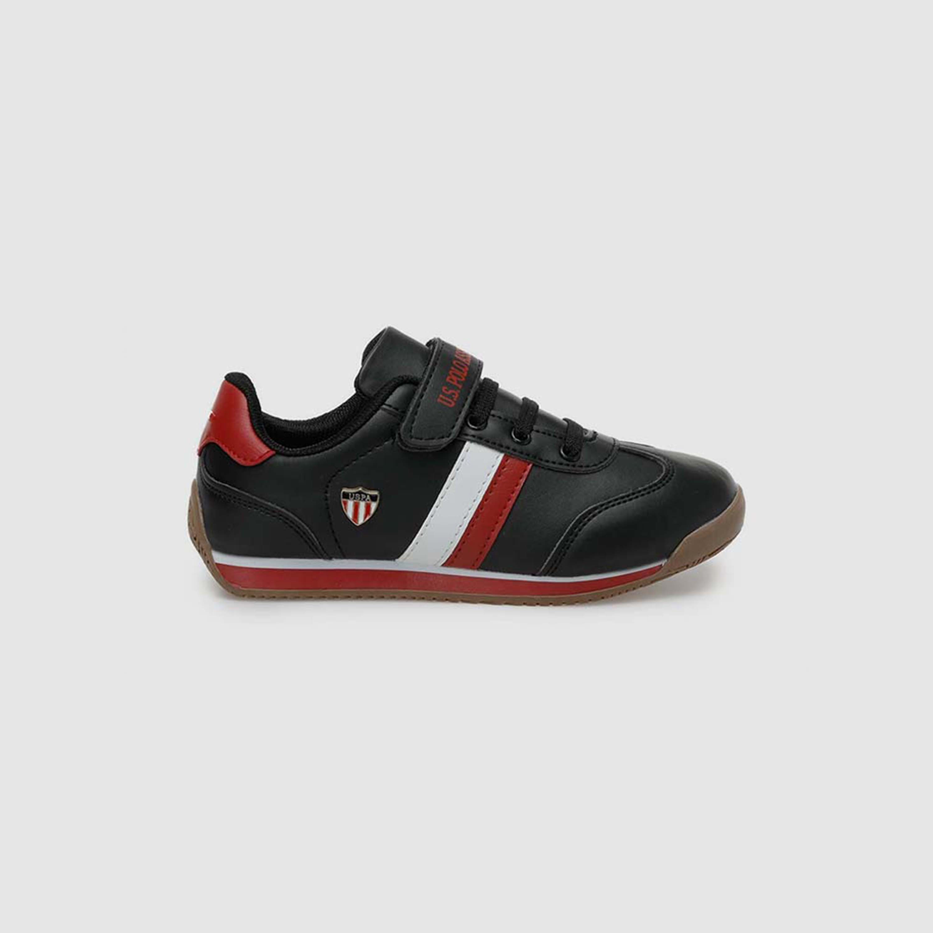  2WBONIWT2PR حذاء سنيكرز رياضي من يو إس بولو أسن للأطفال بإغلاق فيلكرو -girls-shoes-sneakers-image-3