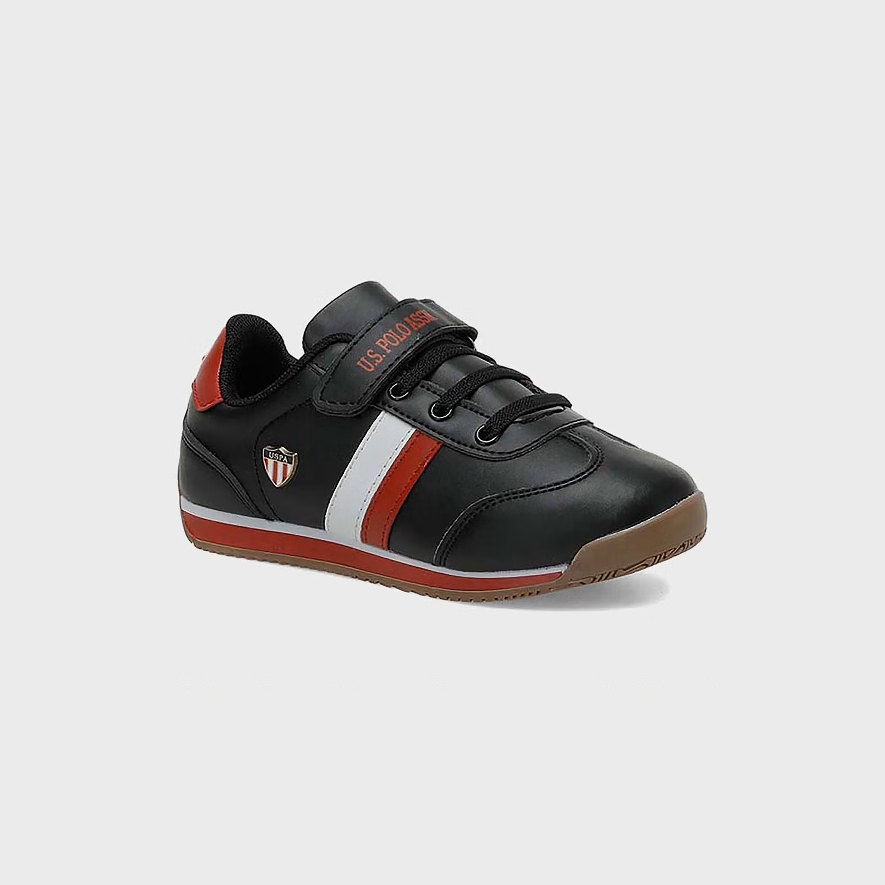  2WBONIWT2PR حذاء سنيكرز رياضي من يو إس بولو أسن للأطفال بإغلاق فيلكرو -girls-shoes-sneakers-image-5