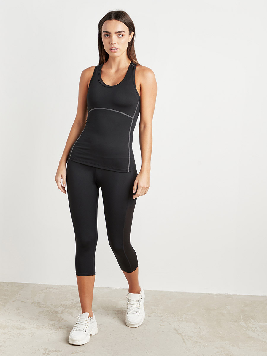 Styli Plain Vest with Racerback-sports-women-clothing-tshirtsandvests-image-2