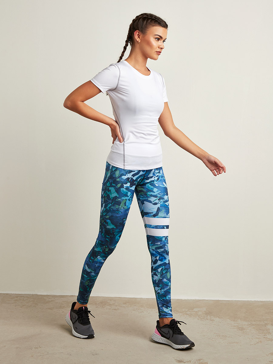 تيشيرت رياضي سادة بأكمام قصيرة من ستايلي-sports-women-clothing-tshirtsandvests-image-3