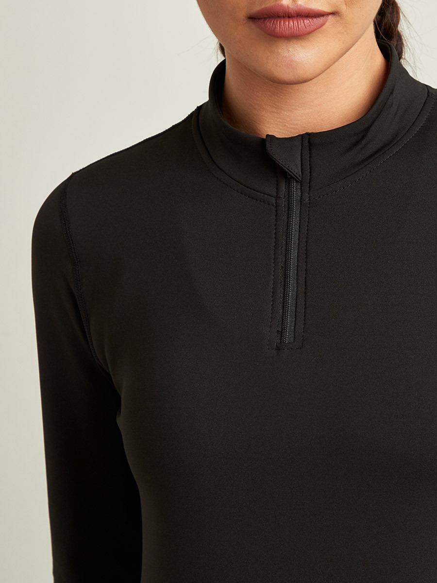 تيشيرت رياضي سادة بسحاب أمامي من ستايلي-sports-women-clothing-tshirtsandvests-image-5