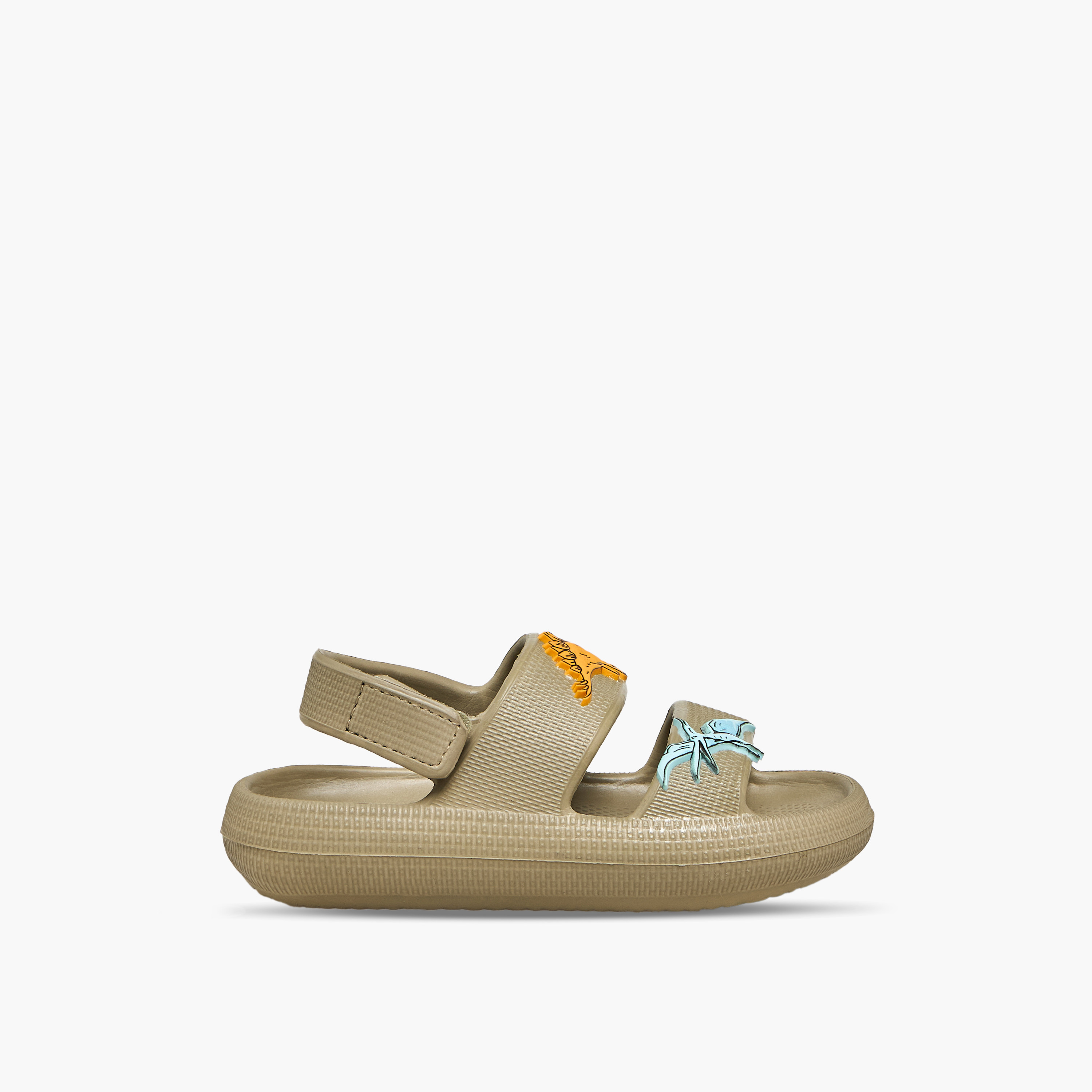 Aqua Boys Dinosaur Applique Clogs-boys-shoes-flipflopsandslides-image-3