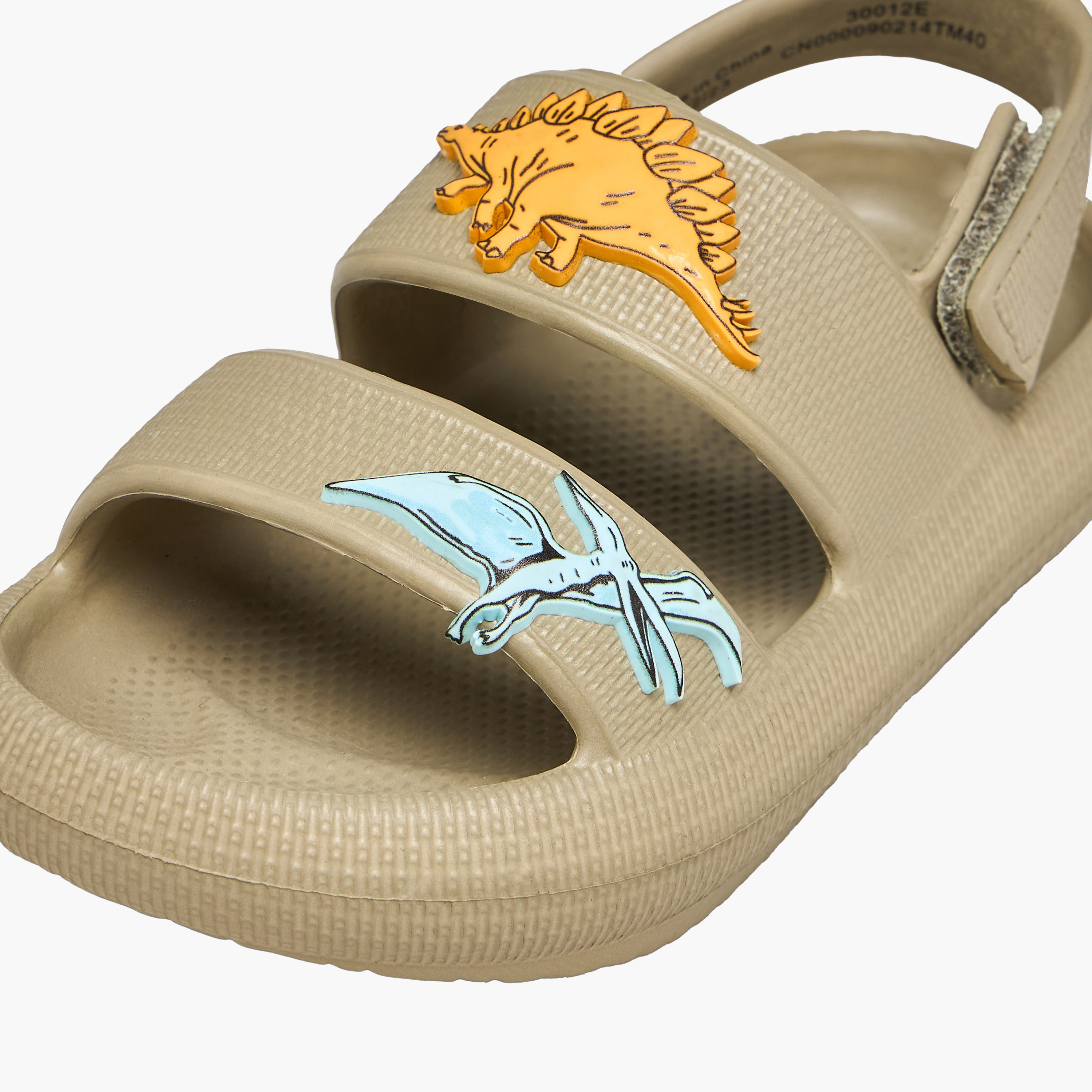 Aqua Boys Dinosaur Applique Clogs-boys-shoes-flipflopsandslides-image-4