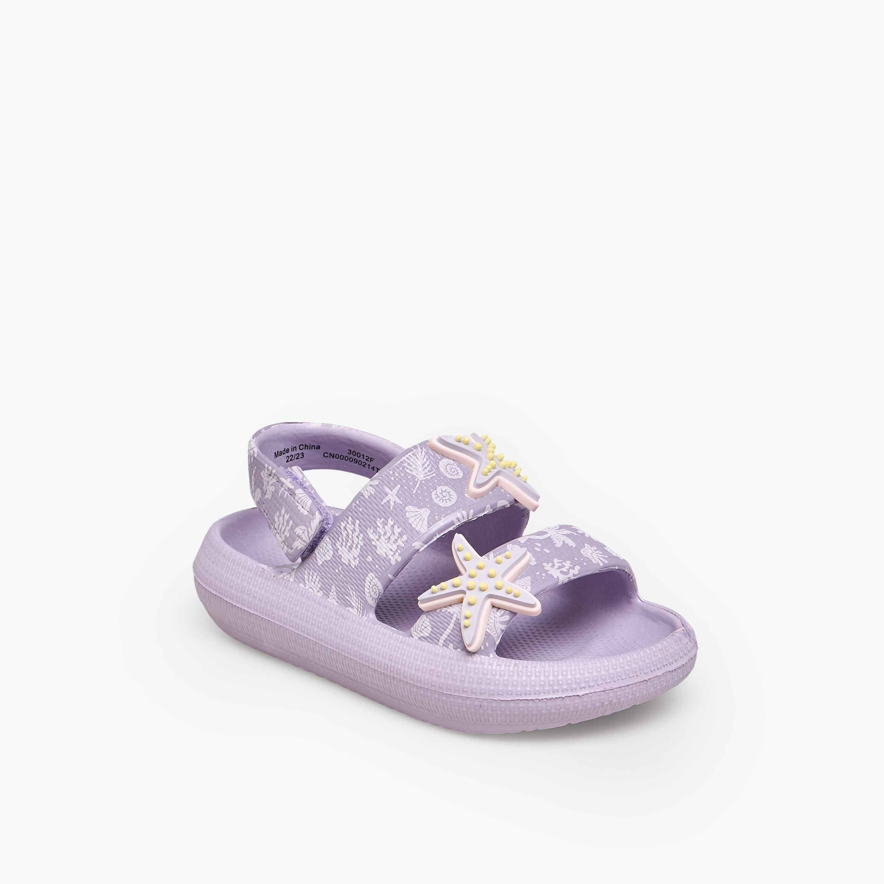 صندل كلوج بشريط إغلاق لاصق للبنات من أكوا-girls-shoes-flipflopsandslides-image-2