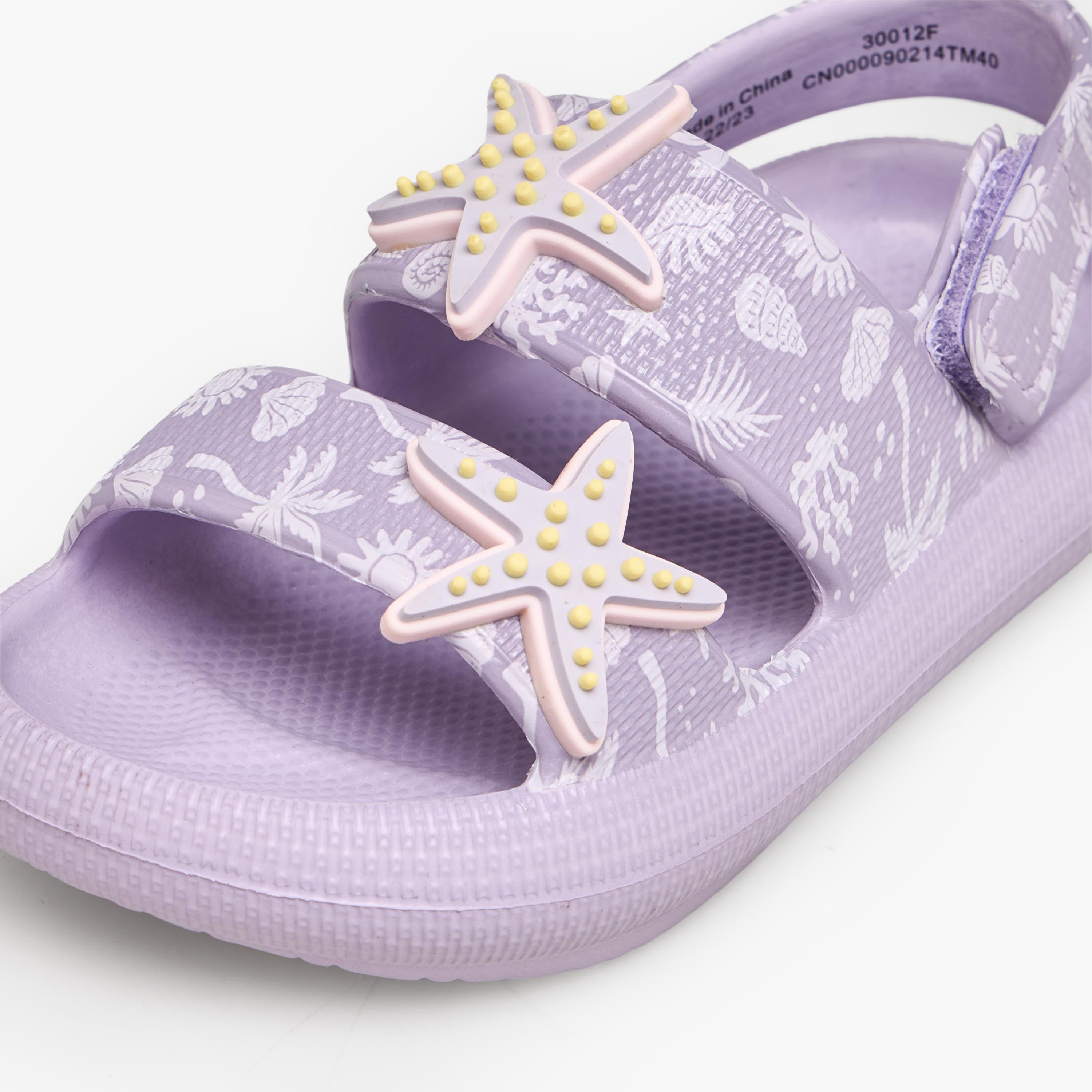 صندل كلوج بشريط إغلاق لاصق للبنات من أكوا-girls-shoes-flipflopsandslides-image-4