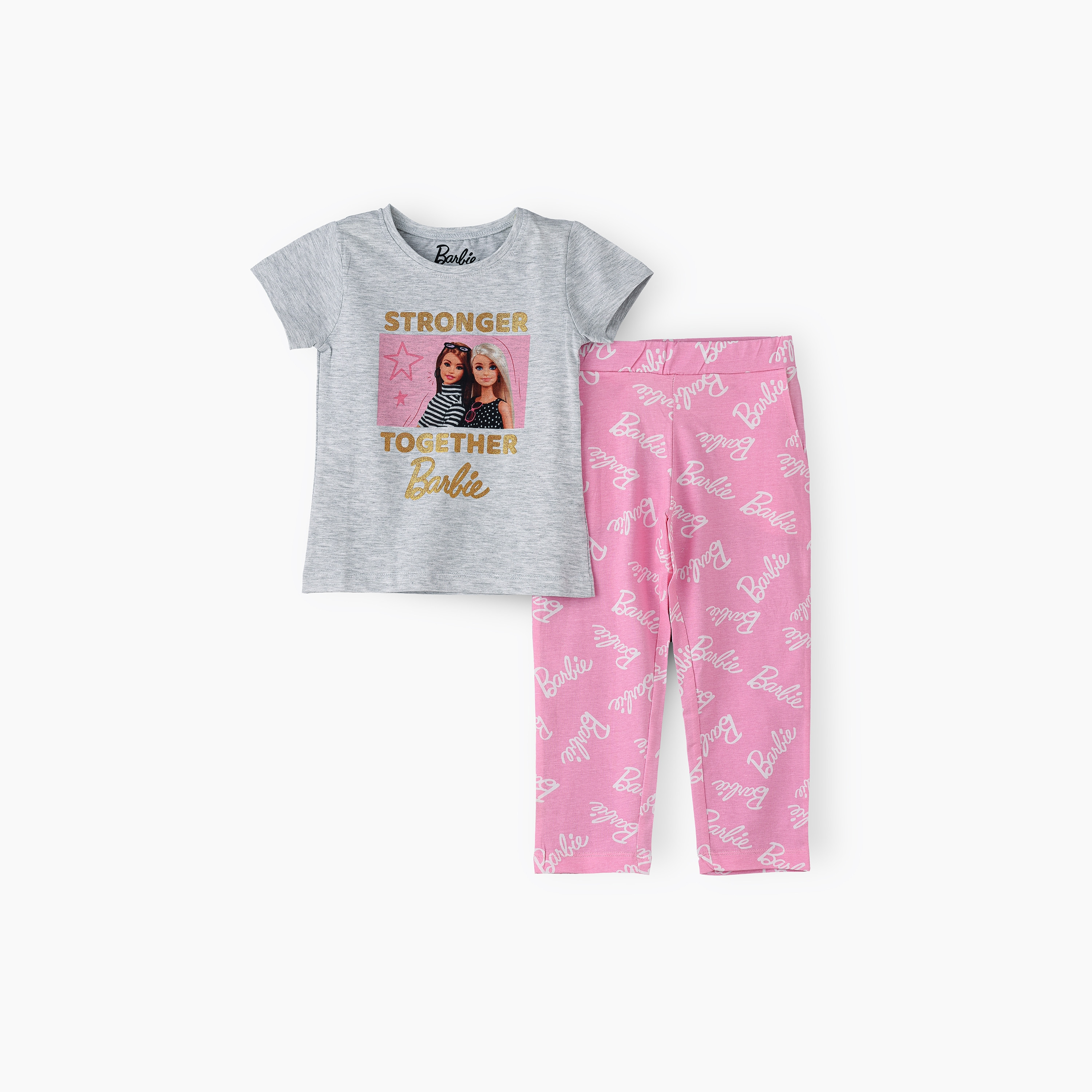 مجموعة بيجامة باربي ماتل من أوربان هول إكس -bsclothing-babygirls-nightwear-pyjamasets-image-1