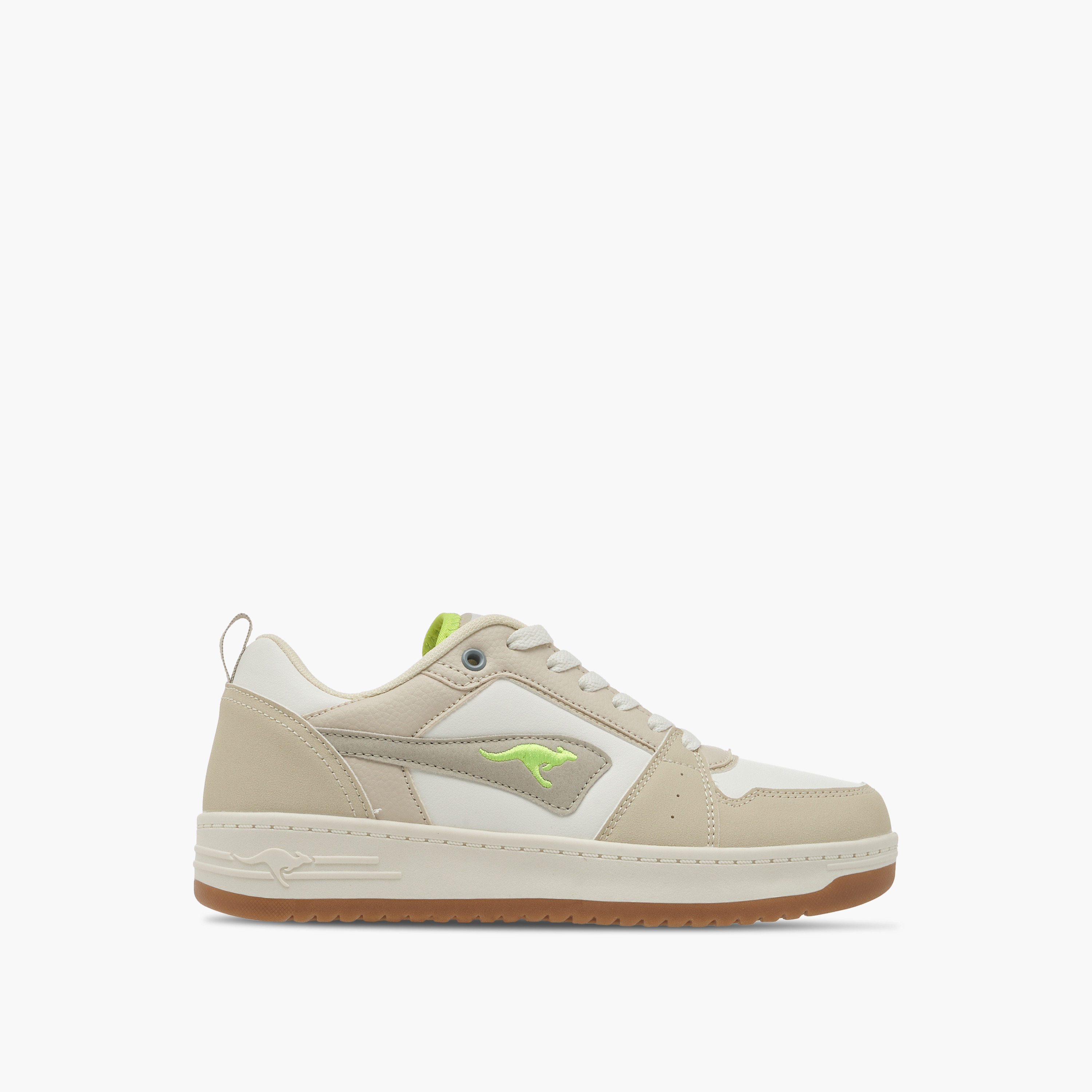 KangaROOS Women's Panelled Sneakers with Lace-Up Closure-women-shoes-sneakers-image-3