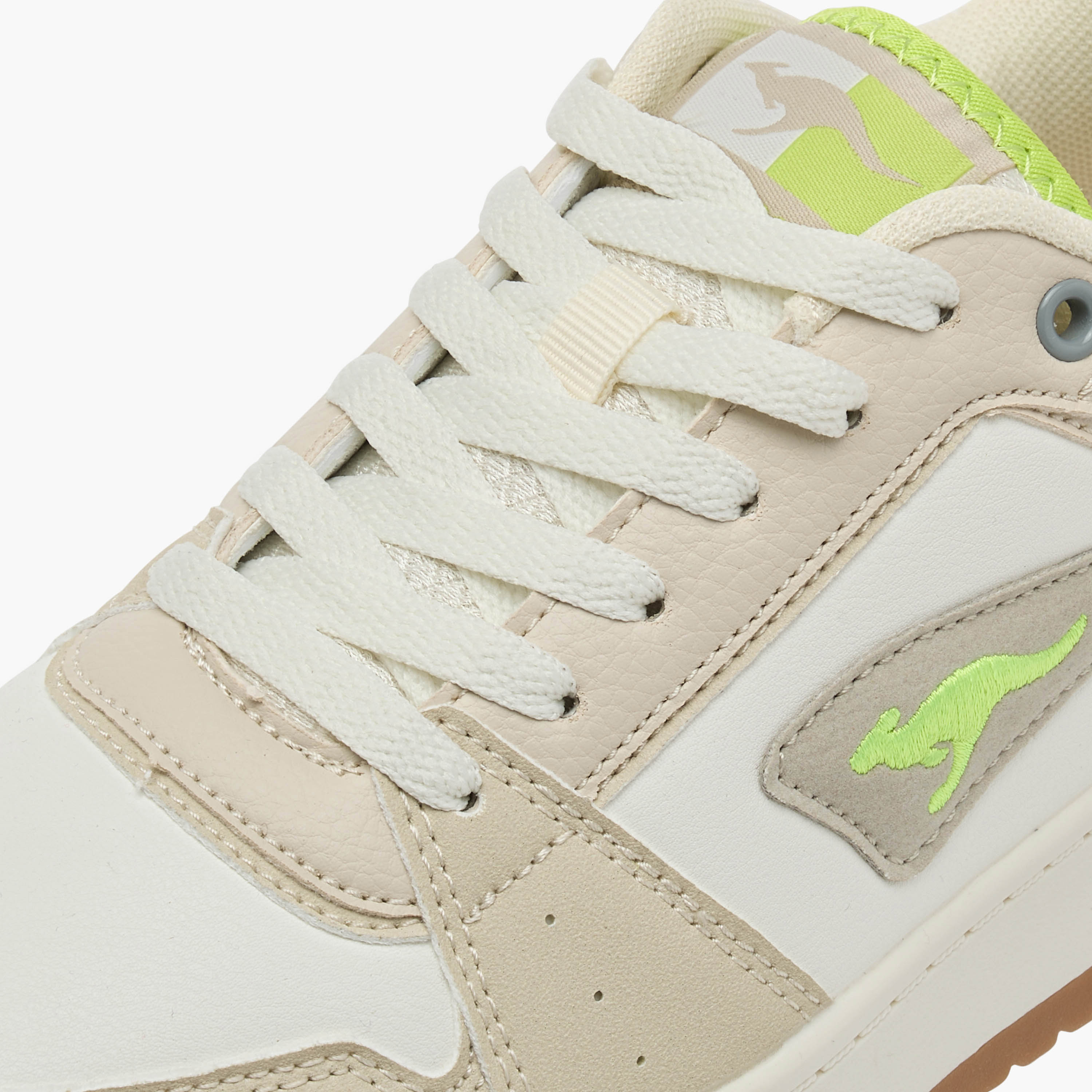 KangaROOS Women's Panelled Sneakers with Lace-Up Closure-women-shoes-sneakers-image-4