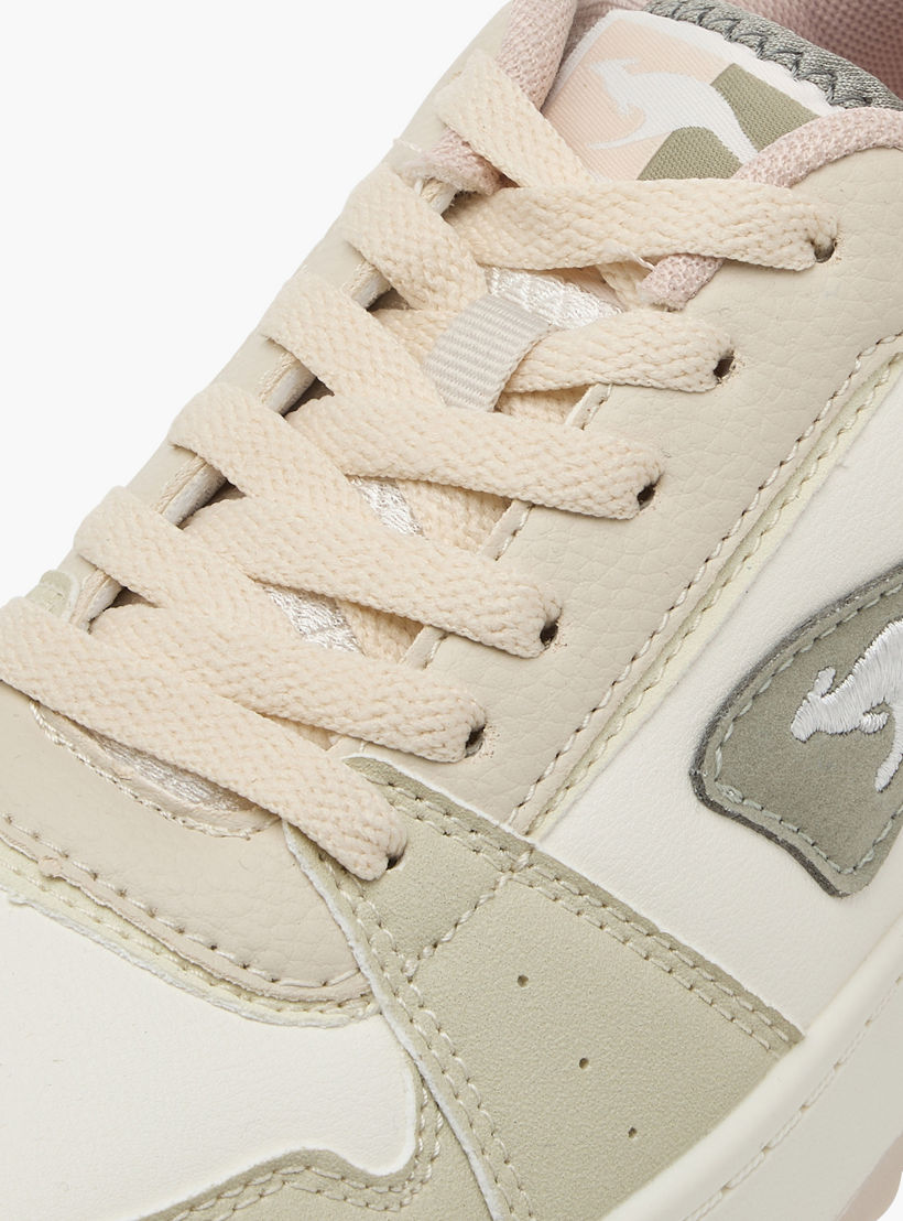 KangaROOS Women's Panelled Sneakers with Lace-Up Closure-women-shoes-sneakers-image-4