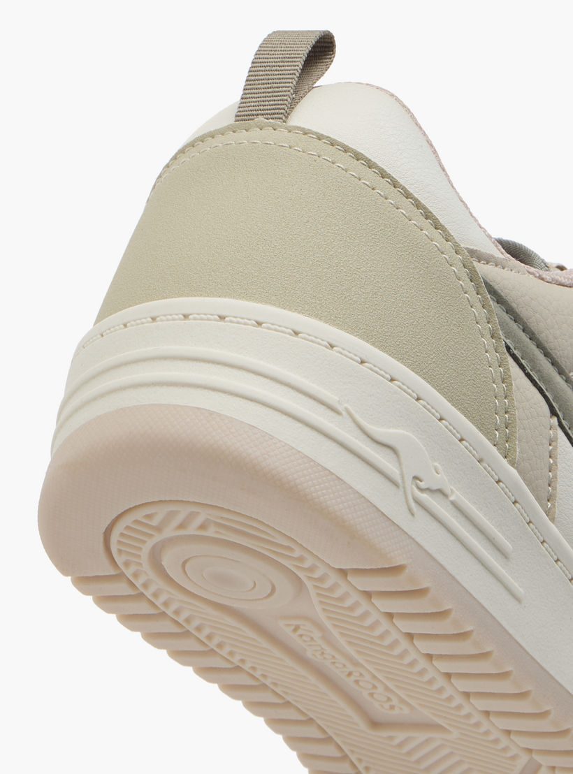 KangaROOS Women's Panelled Sneakers with Lace-Up Closure-women-shoes-sneakers-image-5