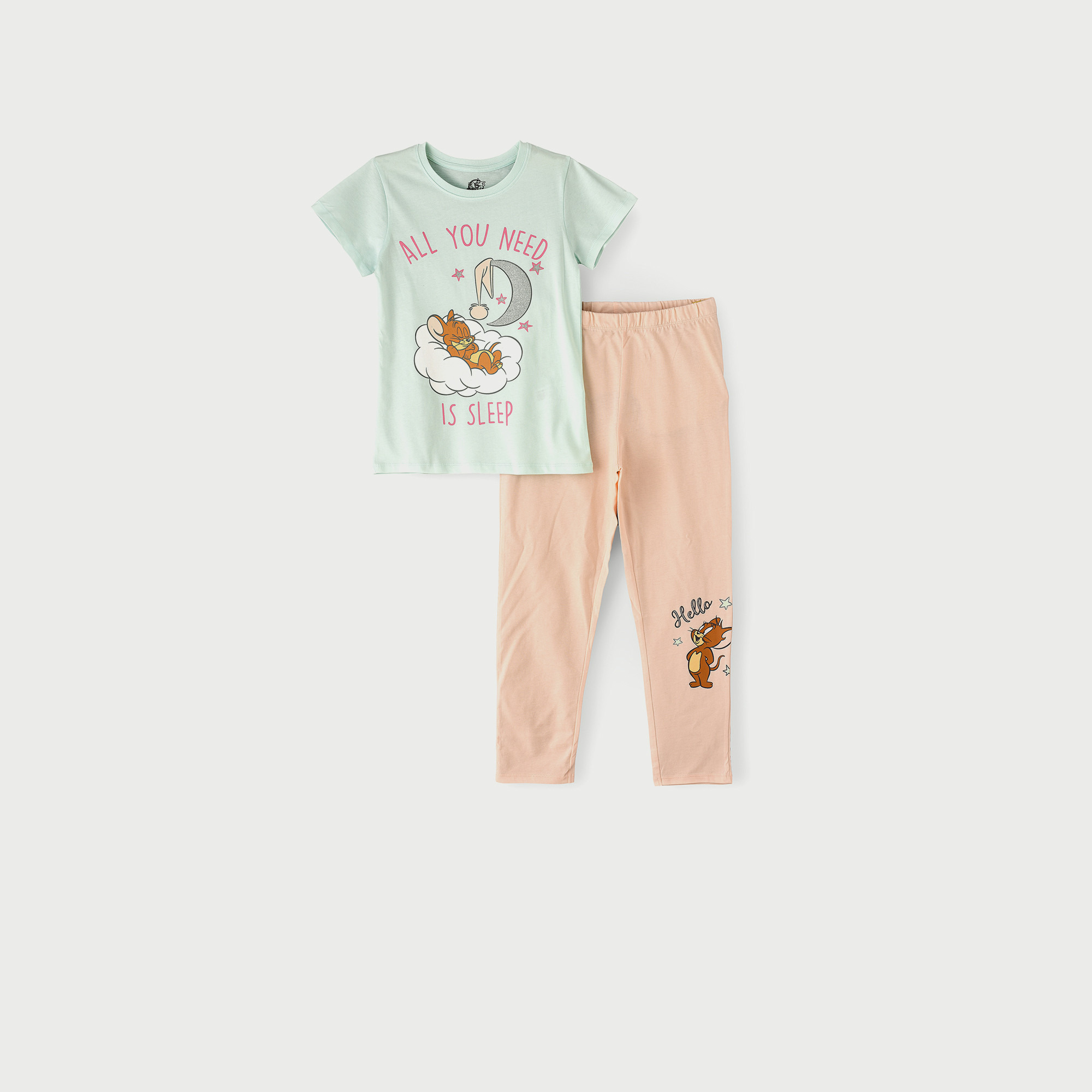 Shop Urban Haul X Warner Bros Tom Jerry Pajama Set Online