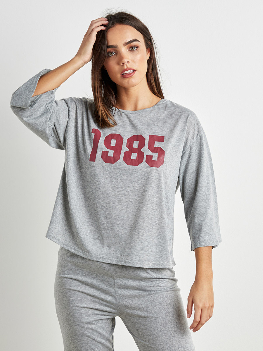 Styli Printed T-shirt and 3/4 Pyjama Set-women-clothing-nightwear-pyjamas-bottoms-image-2