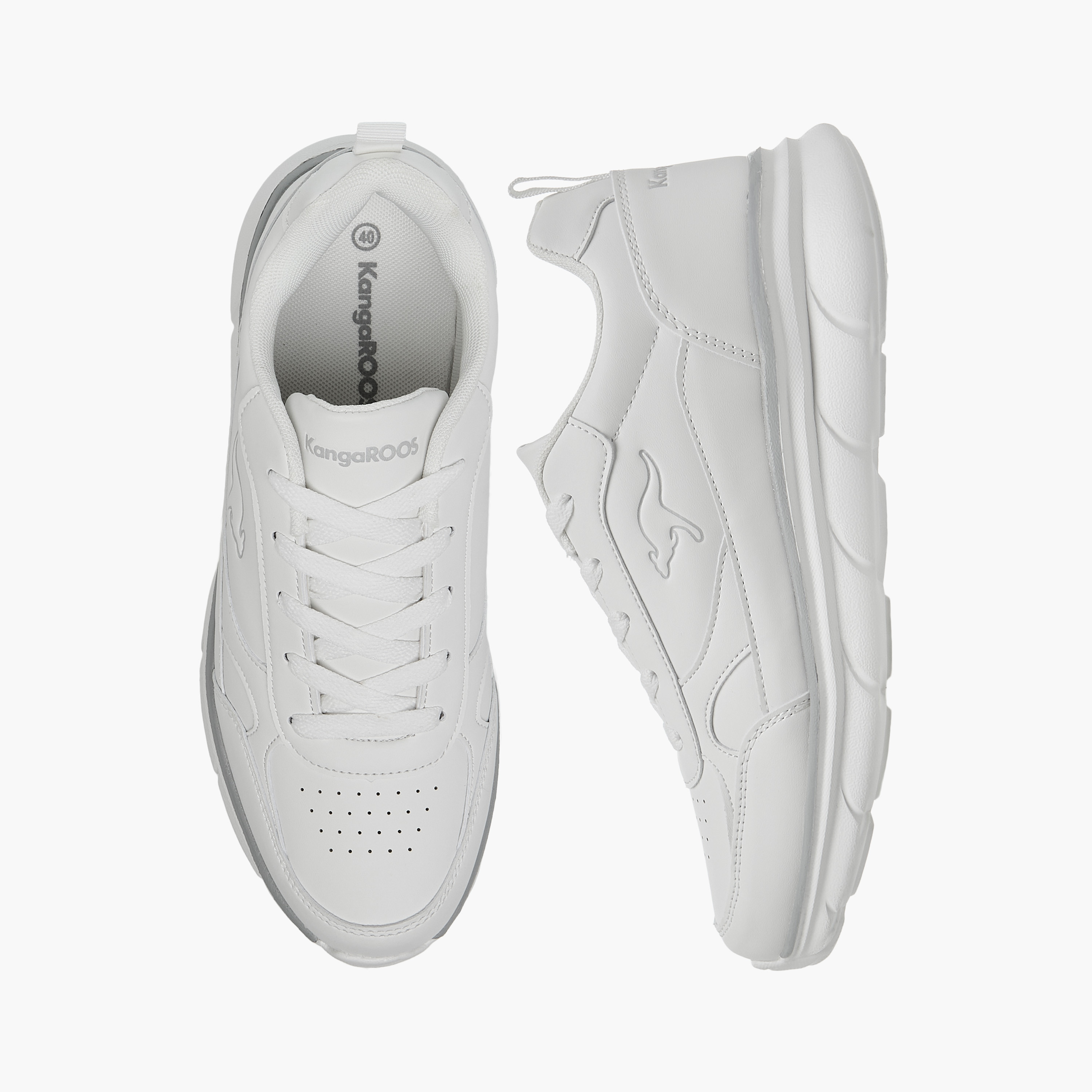 KangaROOS Women's Solid Lace-Up Sports Shoes-women-shoes-sports-image-1